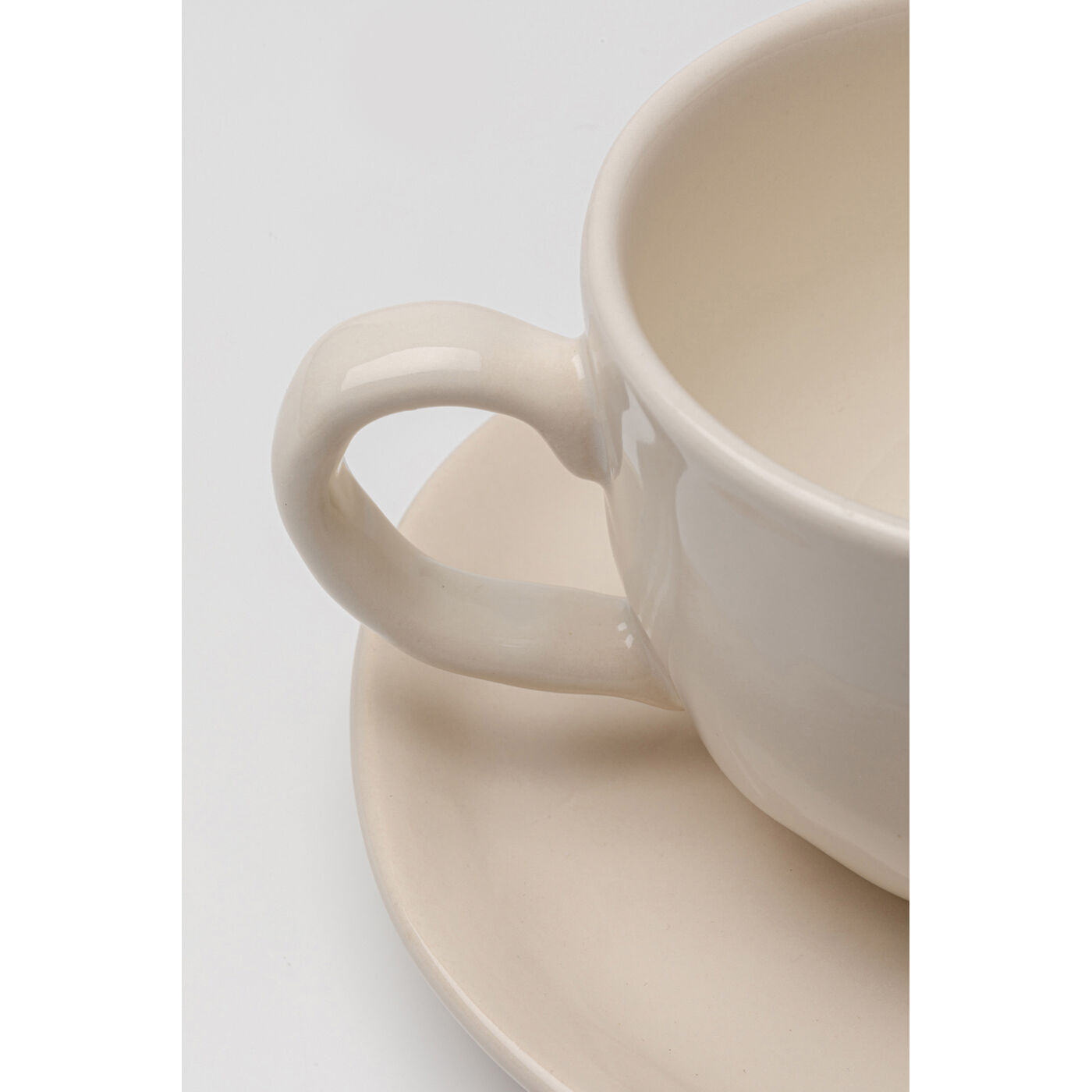 Чашка кофейная Organic «Органик» (набор из 2 шт.), Кремовый от KARE Design