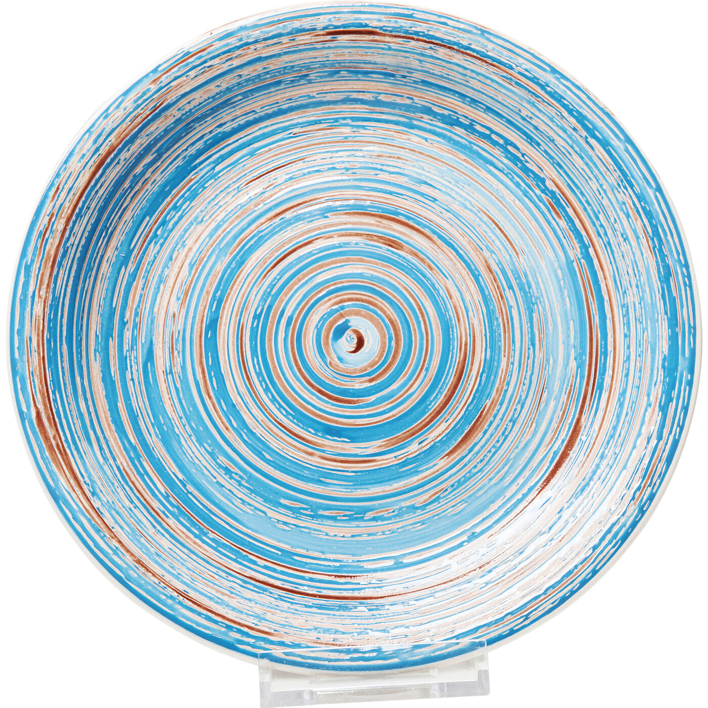 Тарелка Swirl «Завиток» Ø27 см, Синий от KARE Design