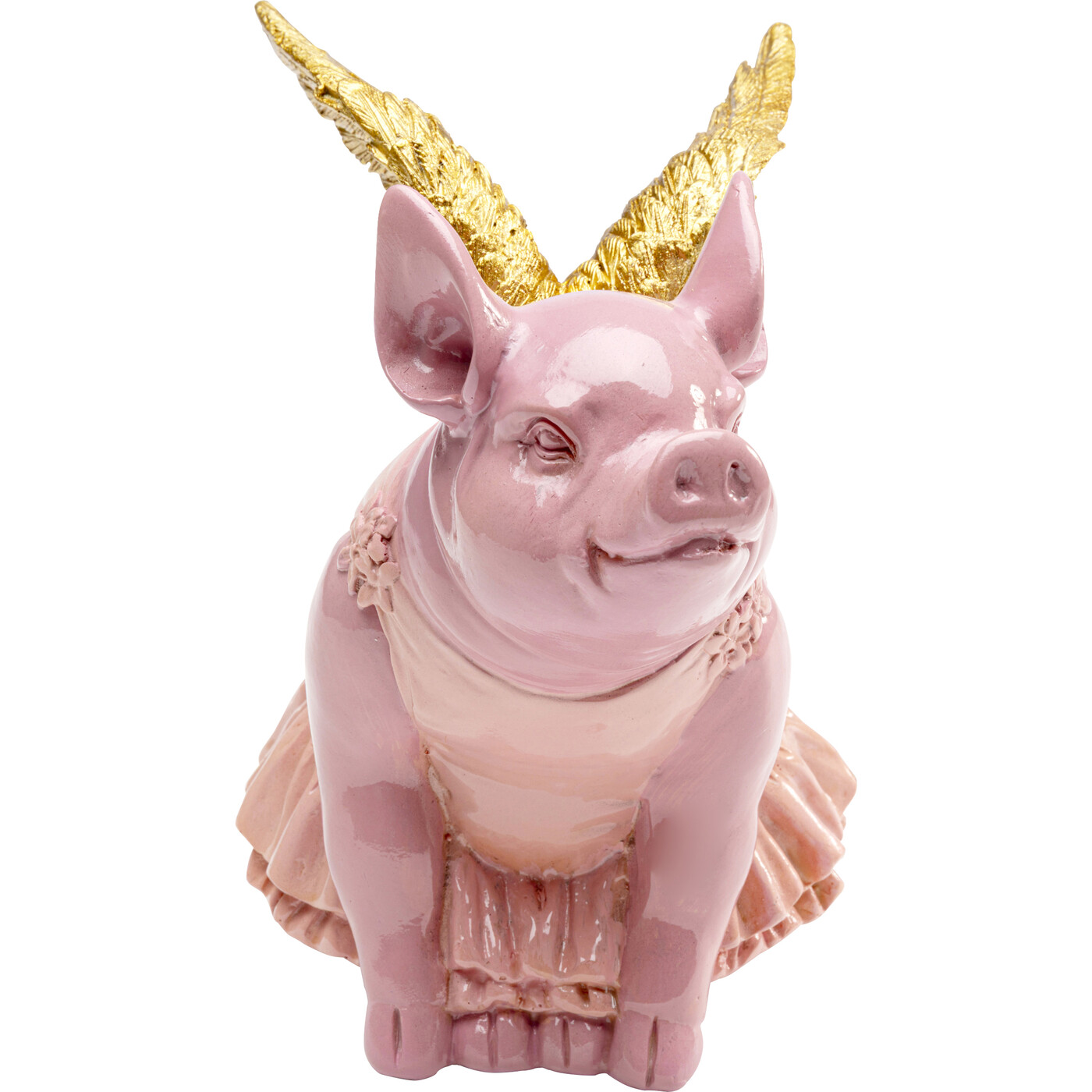 Копилка Flying Pig «Летящая свинья» 15 см, Розовый от KARE Design