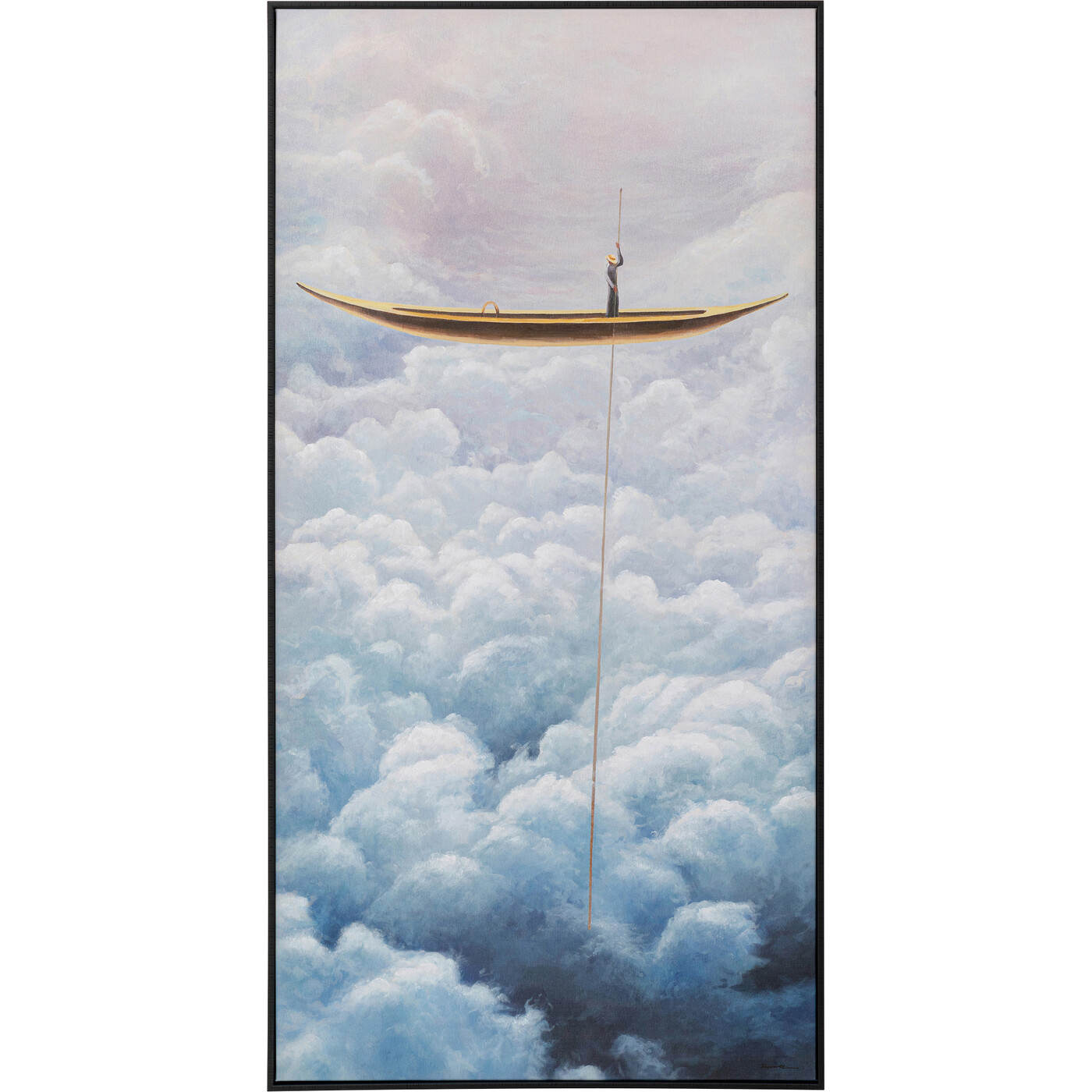 Картина в раме Cloud Boat 60x120 см от KARE Design