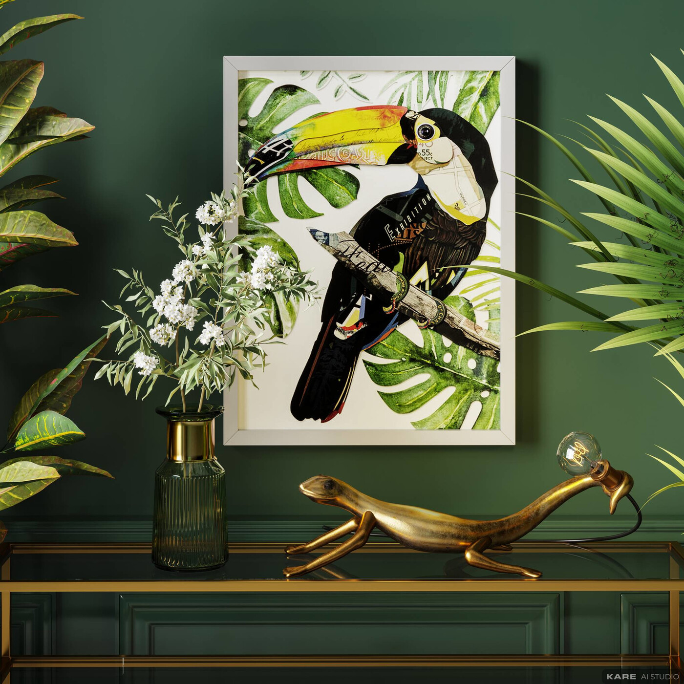 Светильник настенный Gecko Head от KARE Design