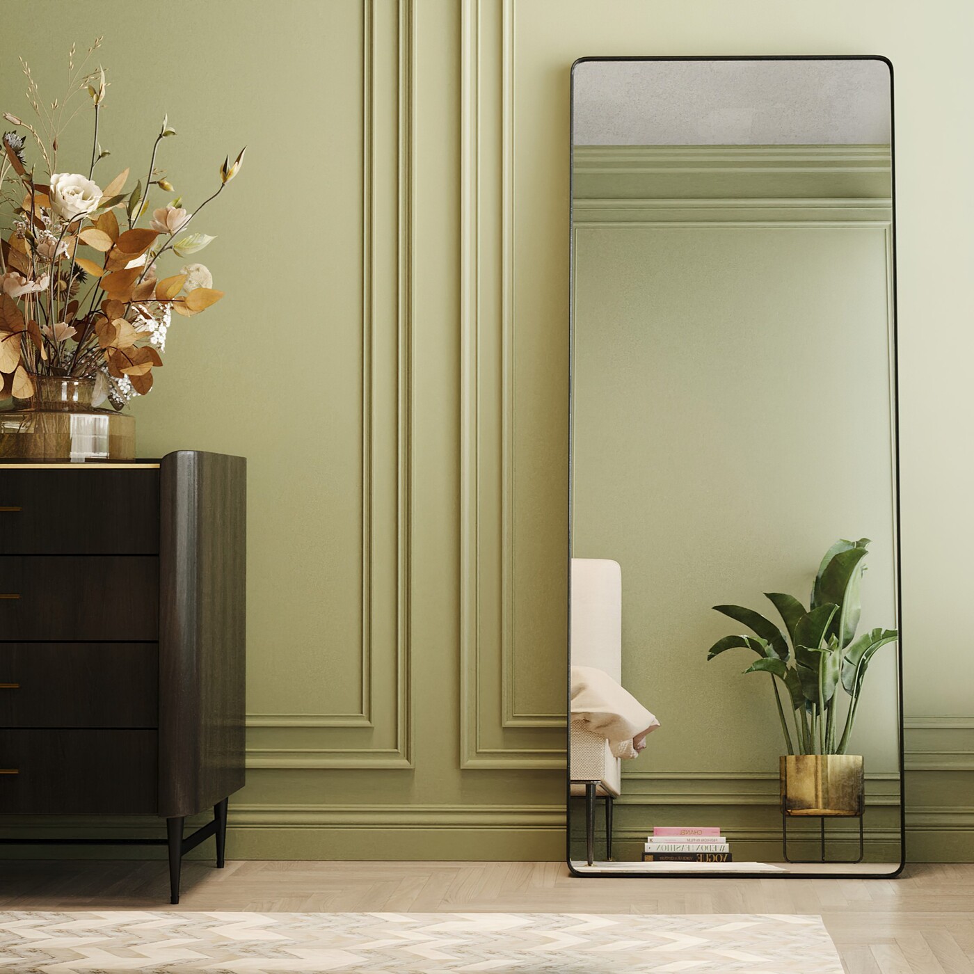 Зеркало Ombra MO Soft Black 200x80 см от KARE Design