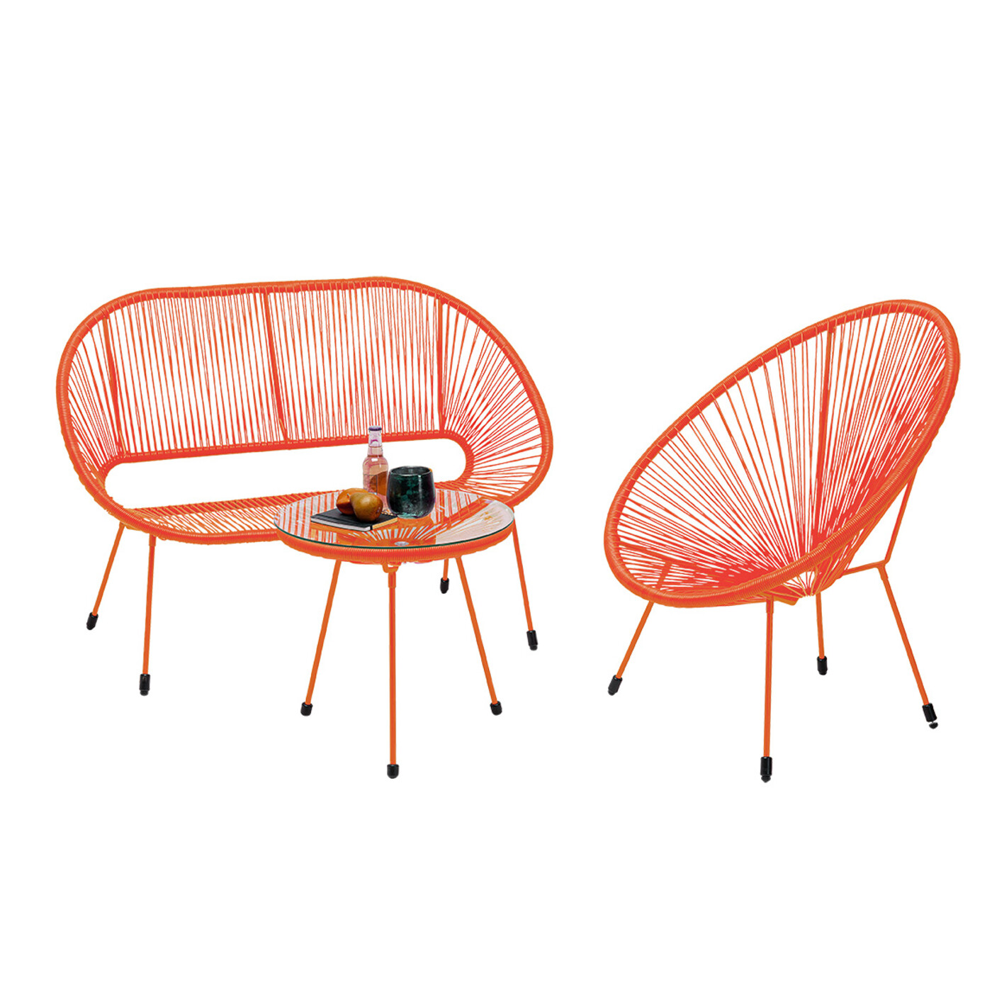 Кресло Acapulco Mono Orange от KARE Design