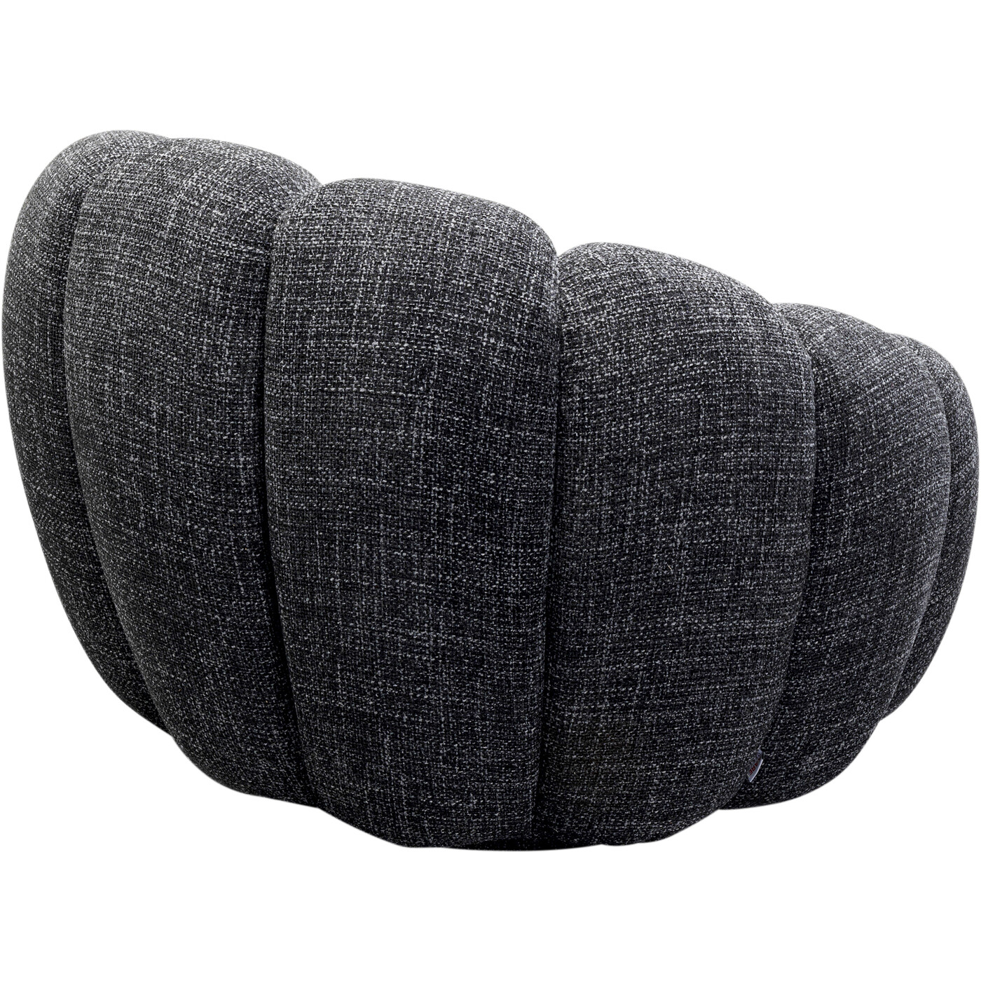 Кресло вращающееся Peppo Bloom Melange Black от KARE Design