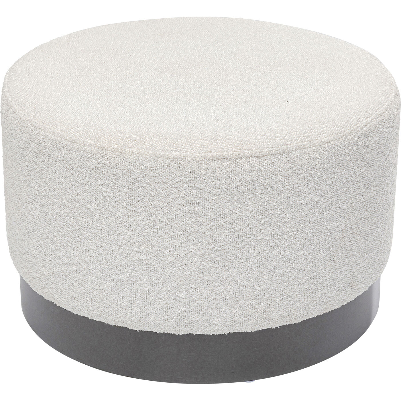 Пуф Cherry Boucle Creme Smoke Ø55 см от KARE Design