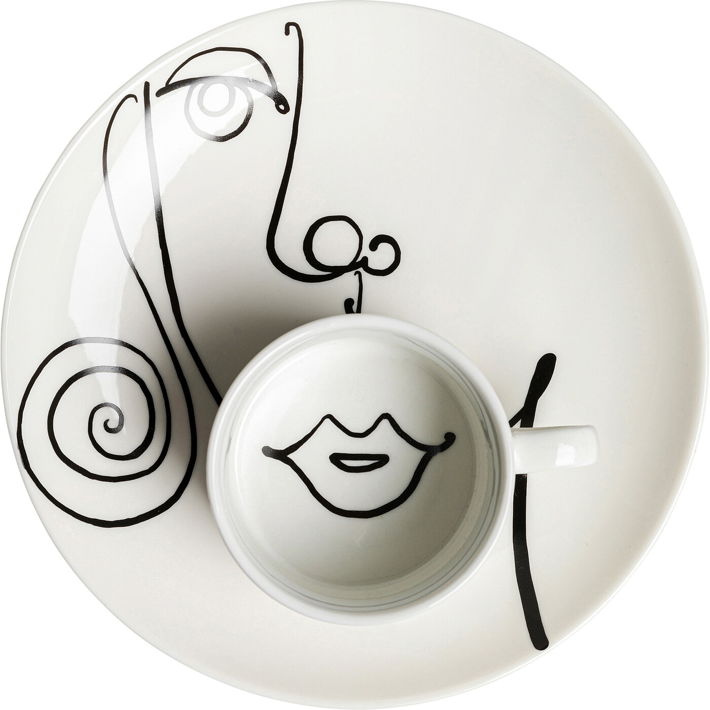 Кофейная чашка Viso Donna «Женское лицо» (2 шт) от KARE Design