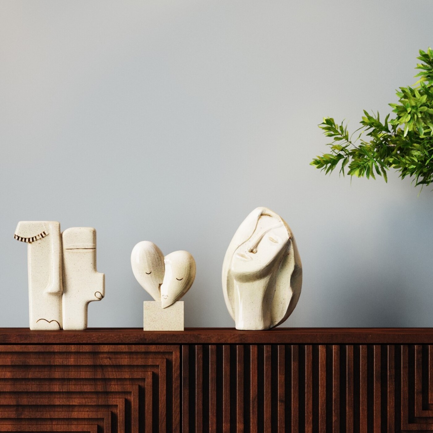 Объект декоративный Sleeping Head «Спящая голова» 22 см от KARE Design