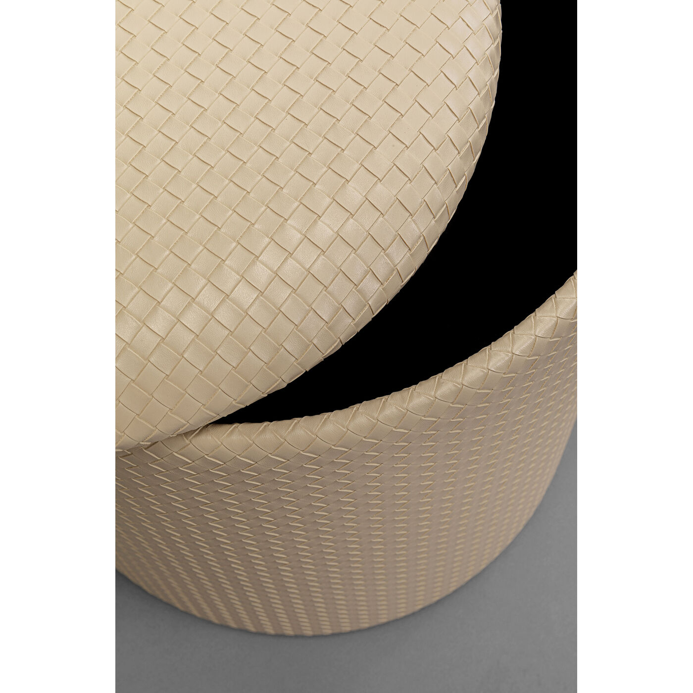 Пуф Venezia Storage Beige Ø40 см от KARE Design