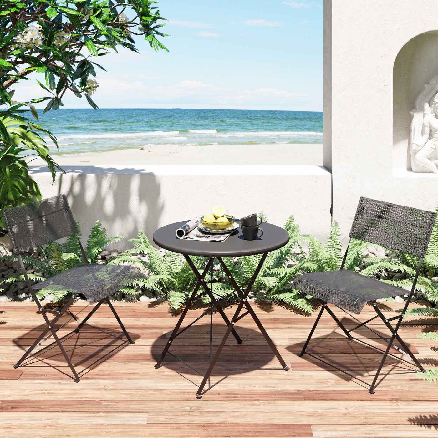 Стол раскладной Balcony 60 см от KARE Design
