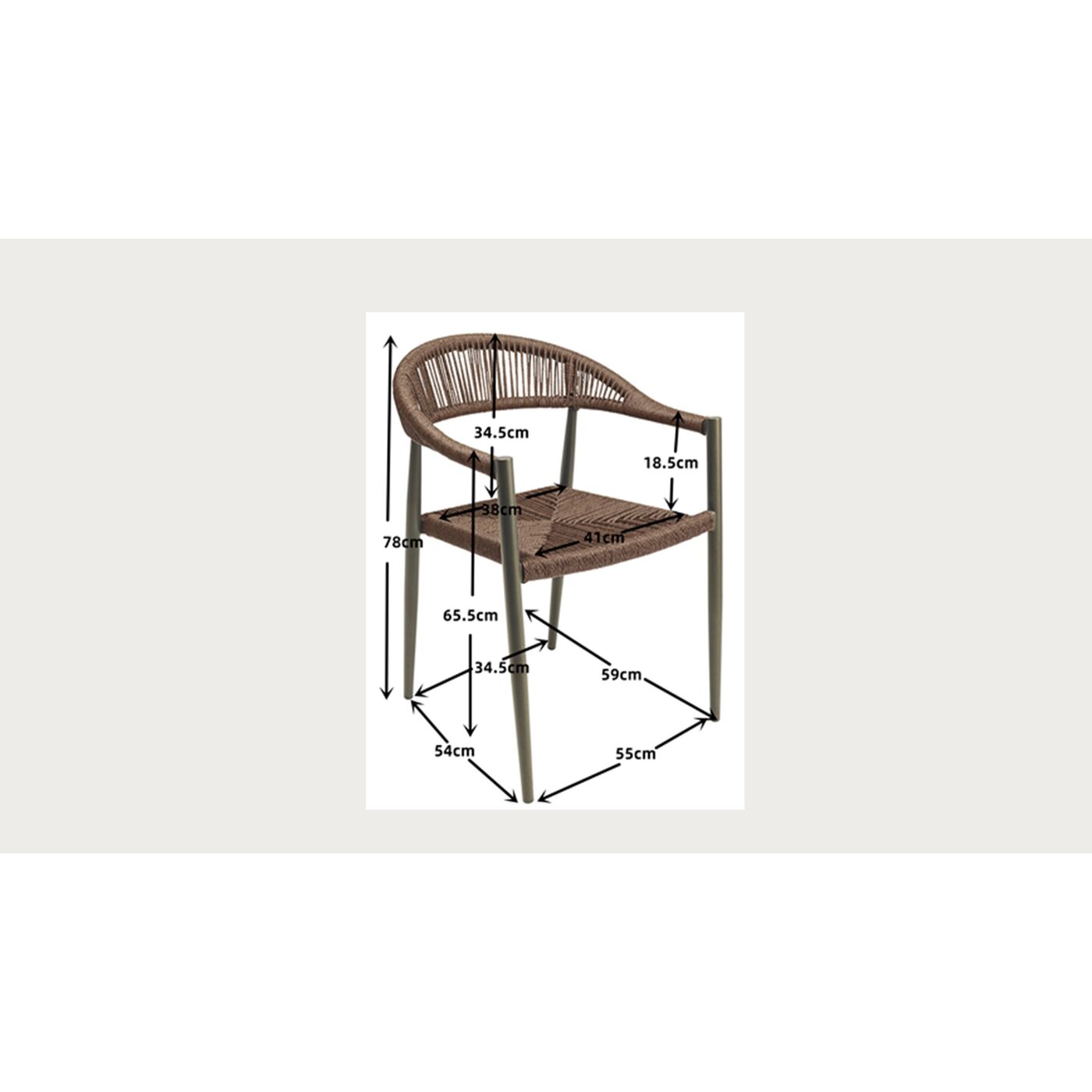 Стул Palma Greige от KARE Design