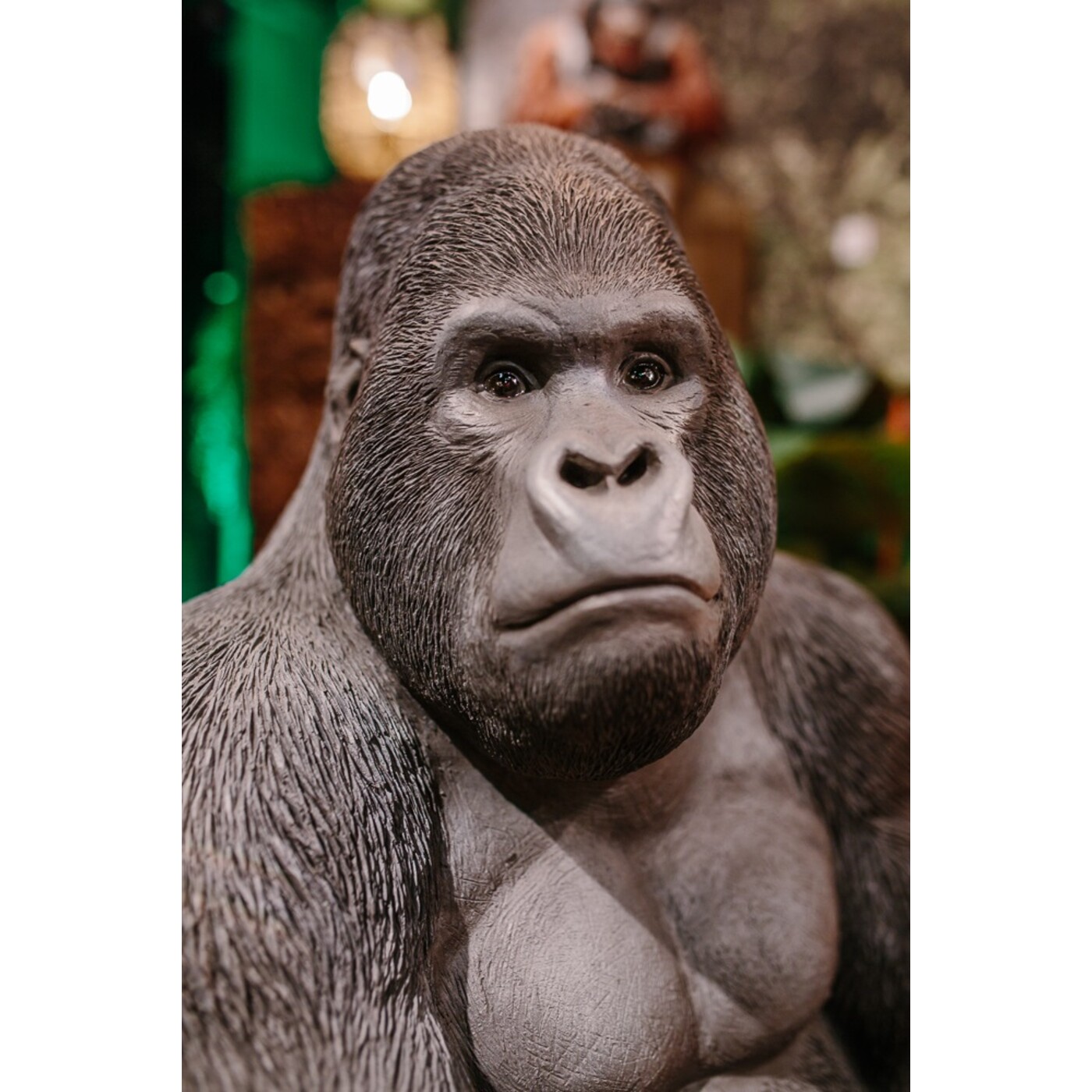 Фигура декоративная Monkey Gorilla Side XL «Горилла сбоку XL», Чёрный от KARE Design