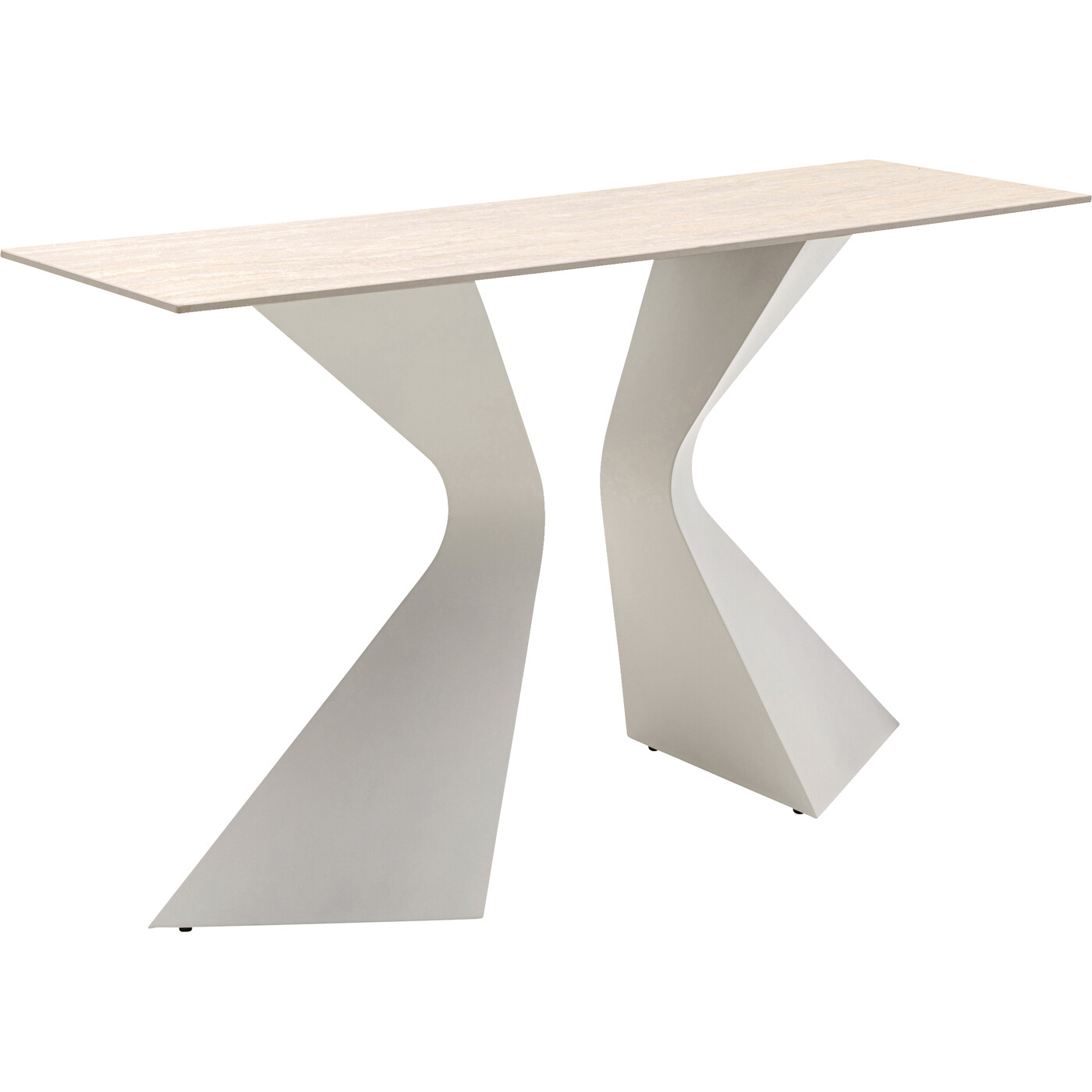 Консоль Gloria Travertin Greige 140x81cm от KARE Design