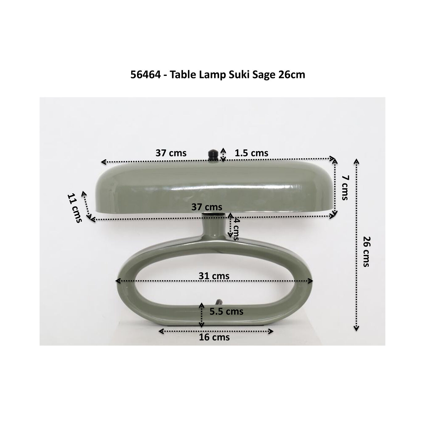 Светильник настольный Suki Sage 26cm от KARE Design