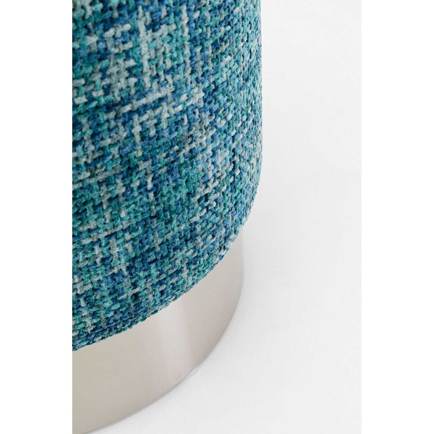 Пуф Cherry Dining Silber Light Blue Ø39cm от KARE Design