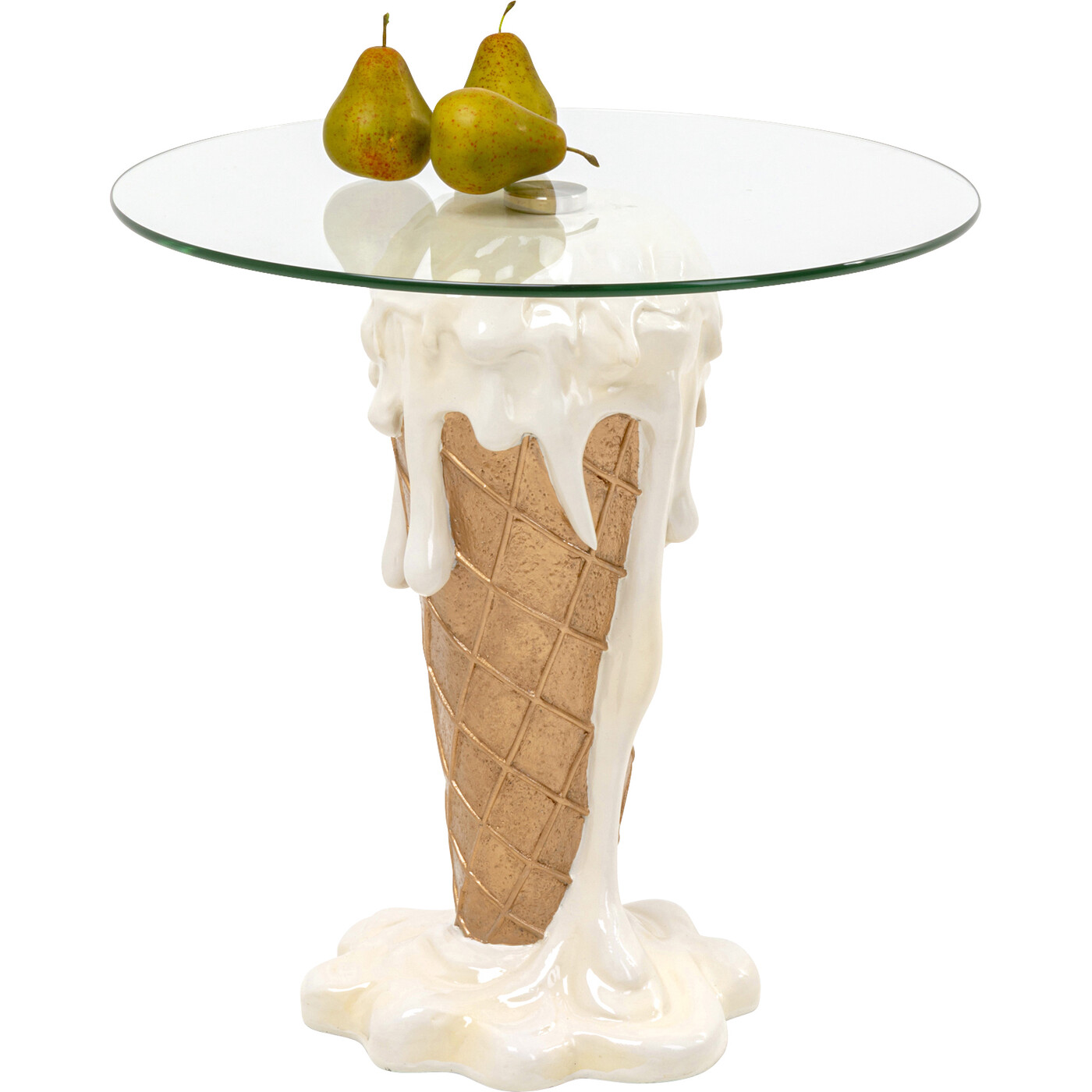 Стол приставной Ice Cream Vanilla Ø48cm от KARE Design