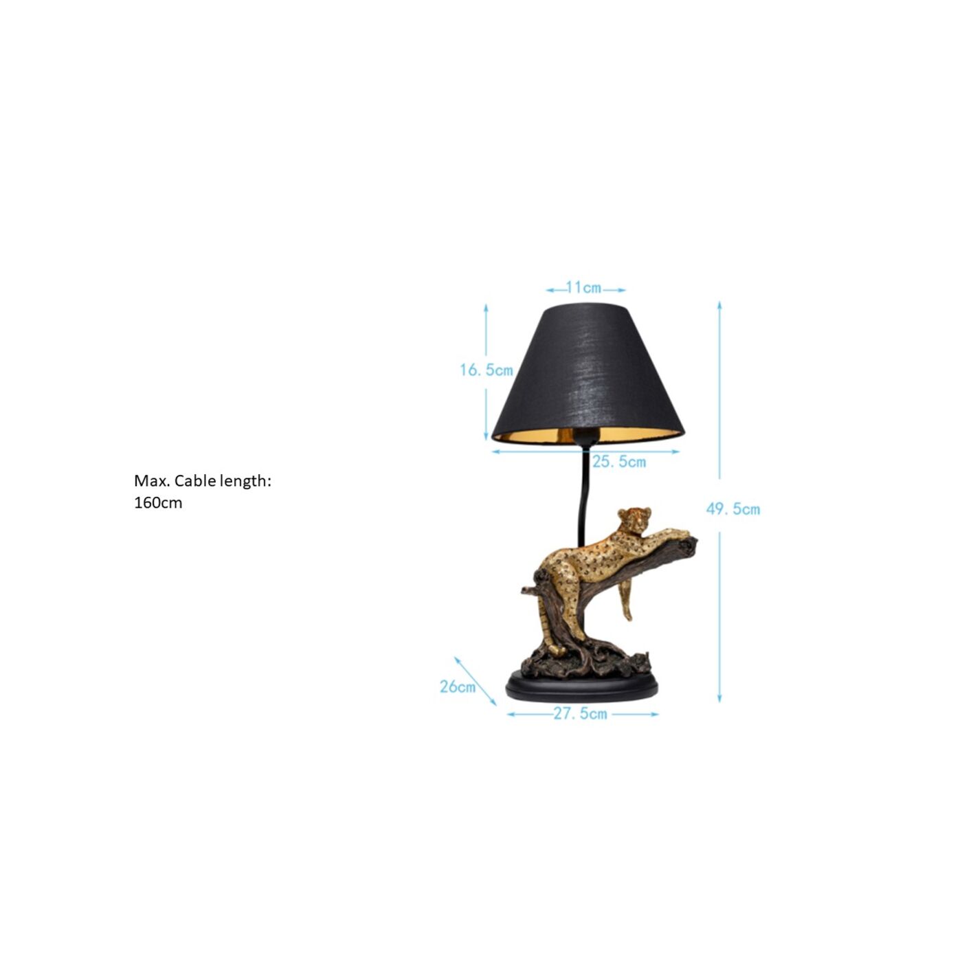 Светильник настольный Relax Leopard от KARE Design