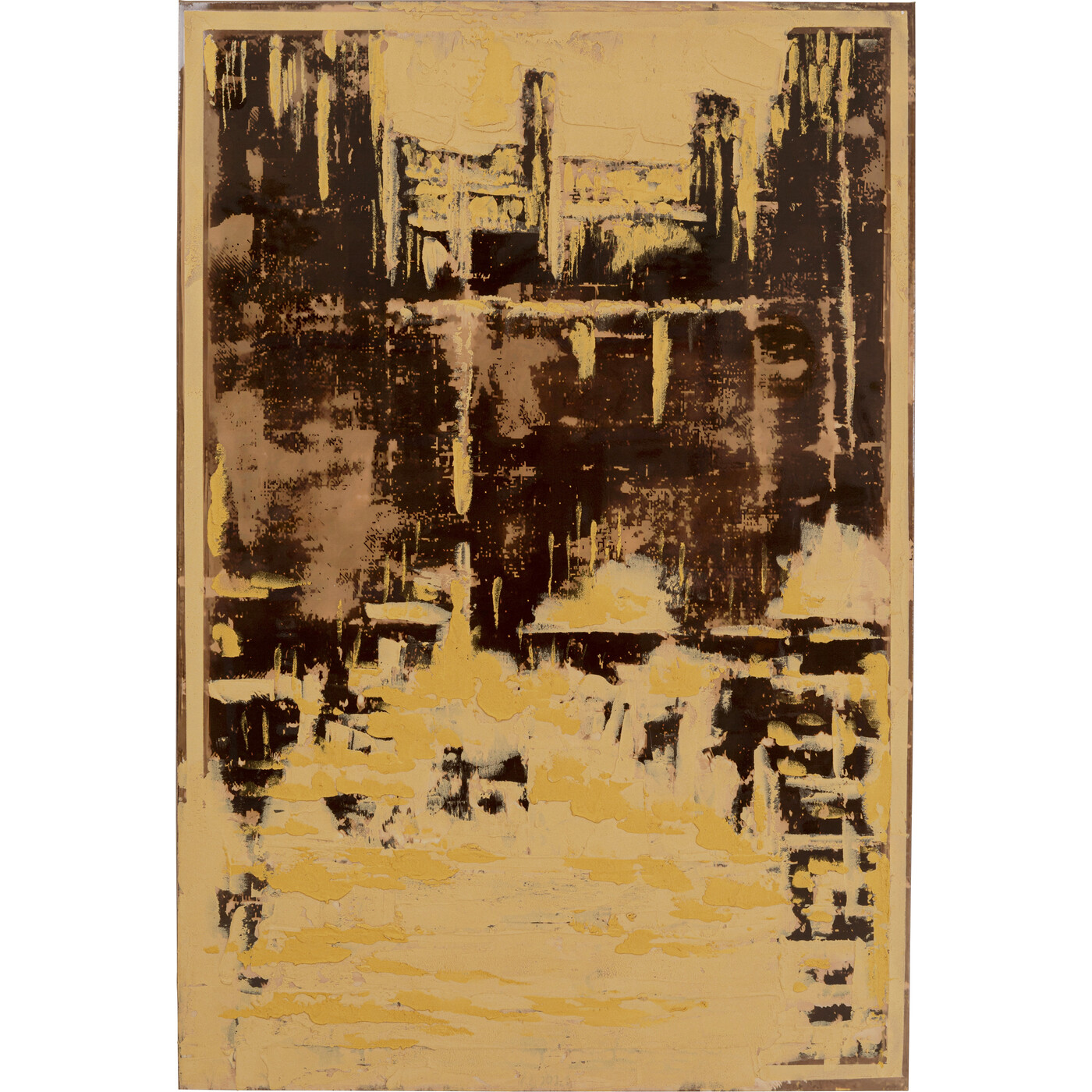Картина Artistas Golden «Абстракция» 120x180 см, Золотой от KARE Design