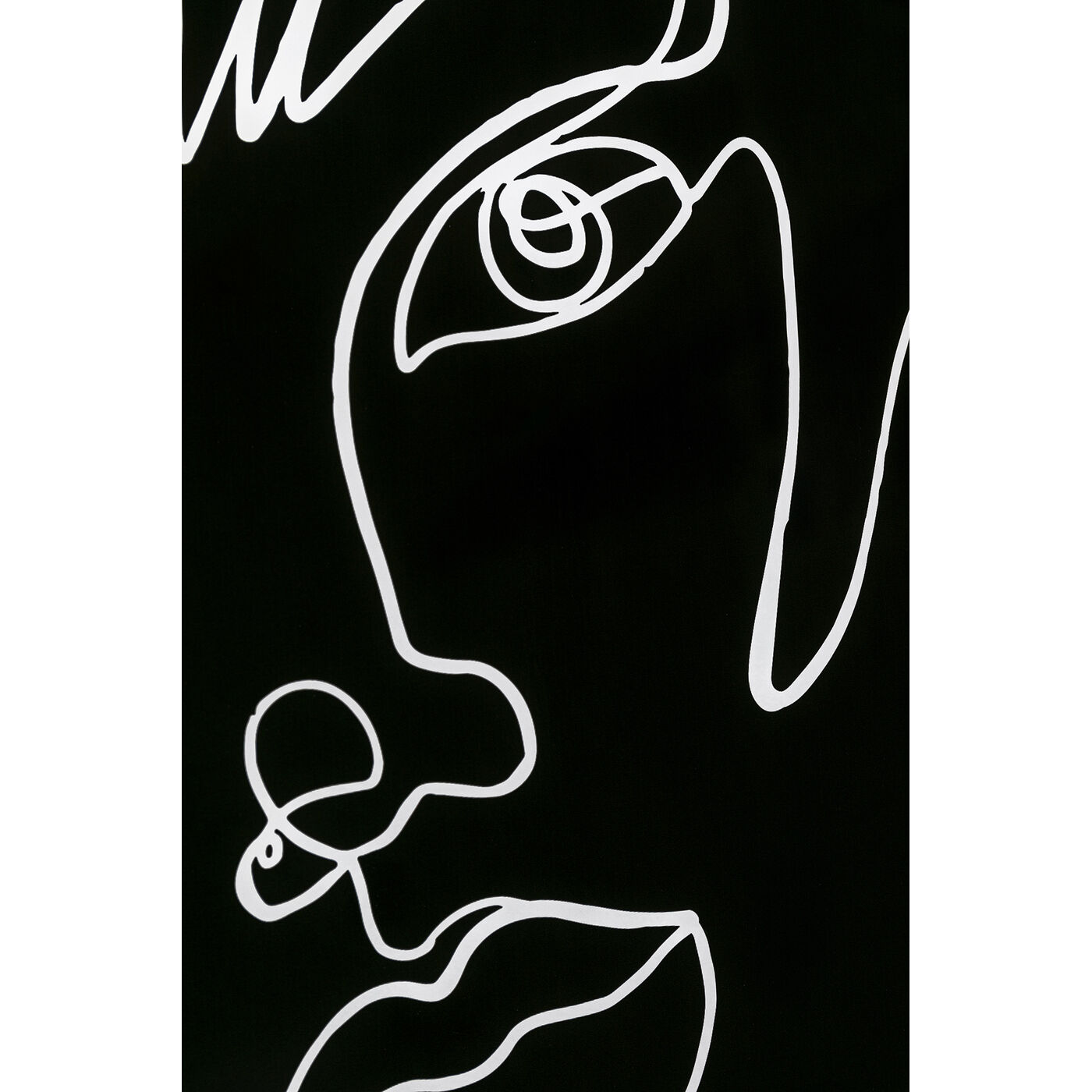 Картина в раме Faccia Arte Drawing «Лица» 150x100 см от KARE Design
