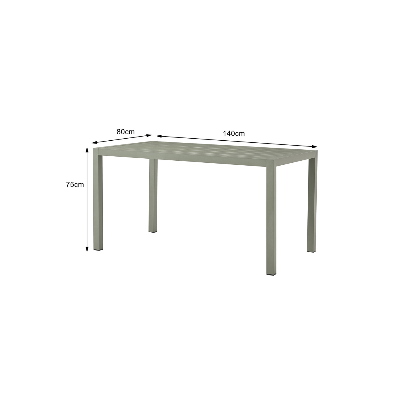 Стол Malmö Green 80x140cm от KARE Design