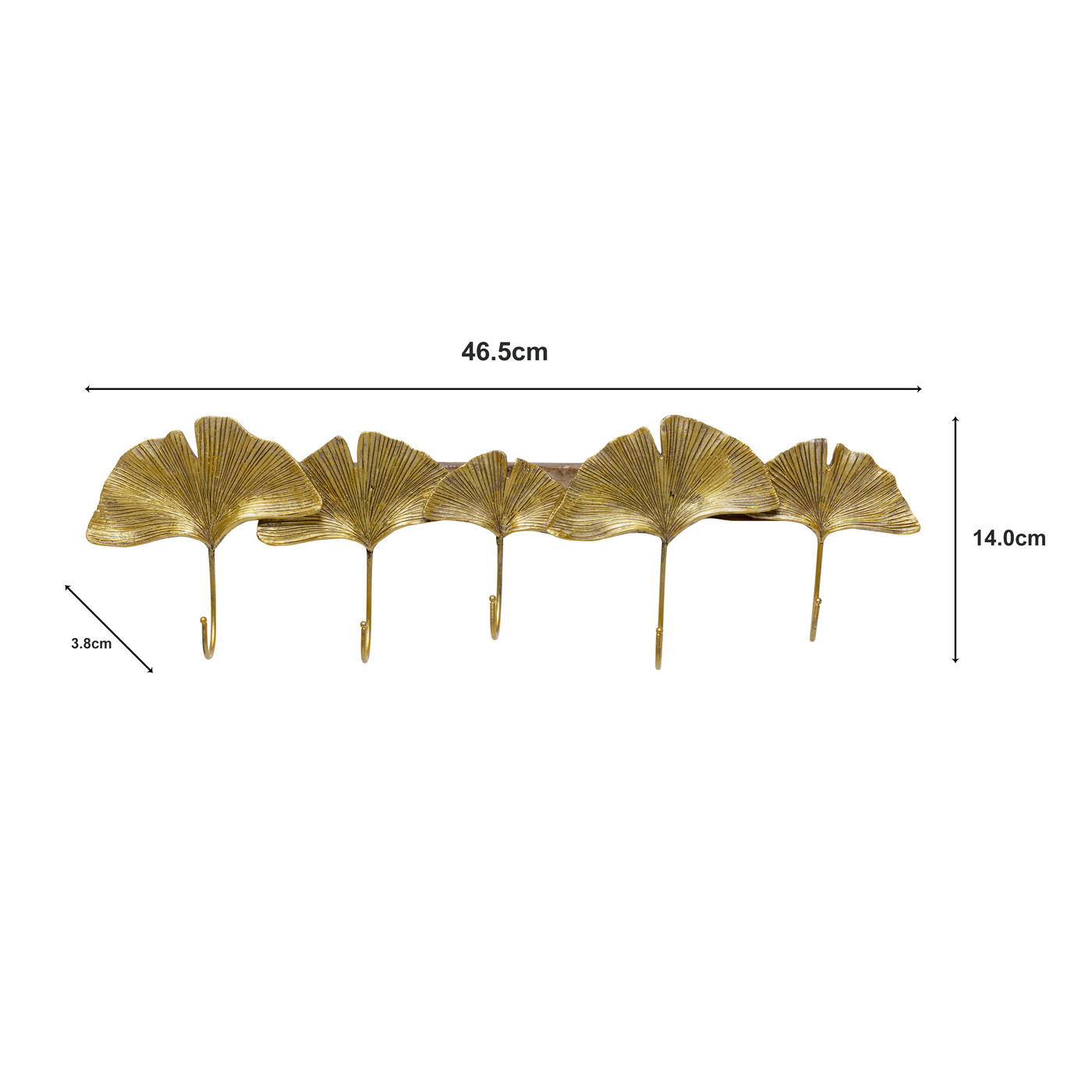 Вешалка настенная Ginkgo Leaf 47cm от KARE Design