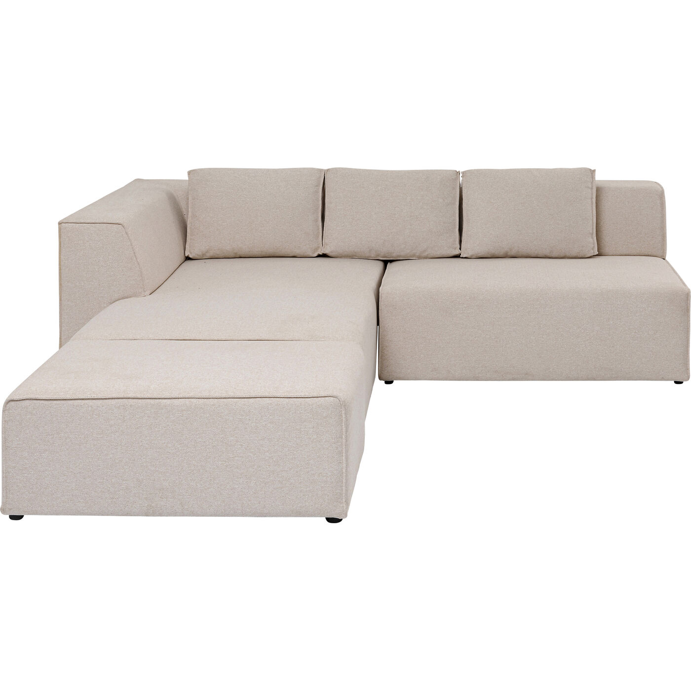 Диван угловой левосторонний Infinity Ottomane Creme Left от KARE Design