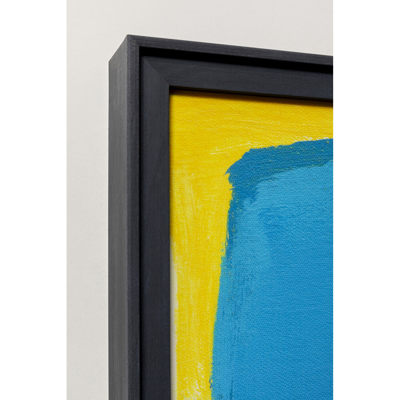 Картина в раме Abstract High Gloss Blue «Абстракция» 120x160 см, Синий от KARE Design