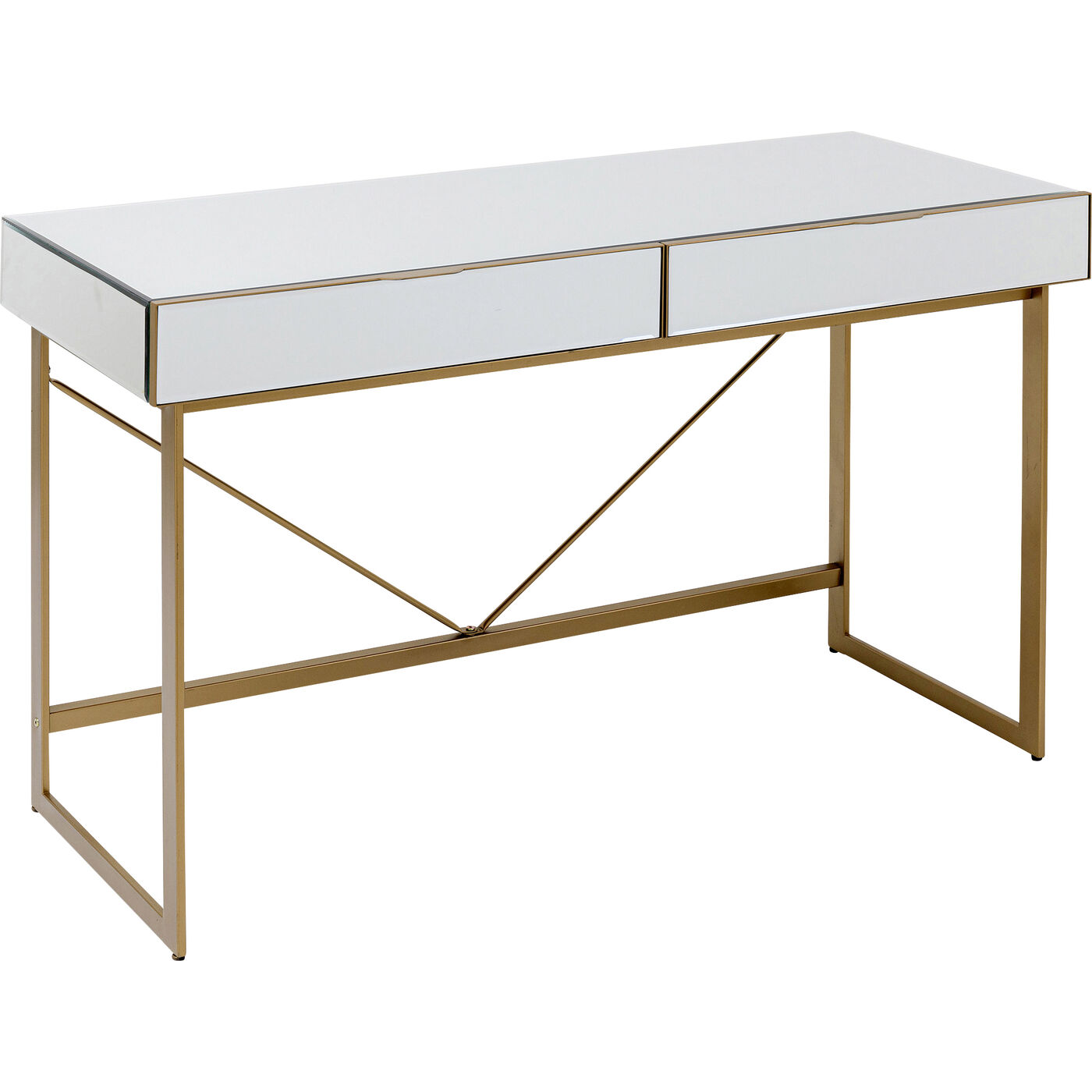 Стол письменный Soran Gold 120x50 см от KARE Design