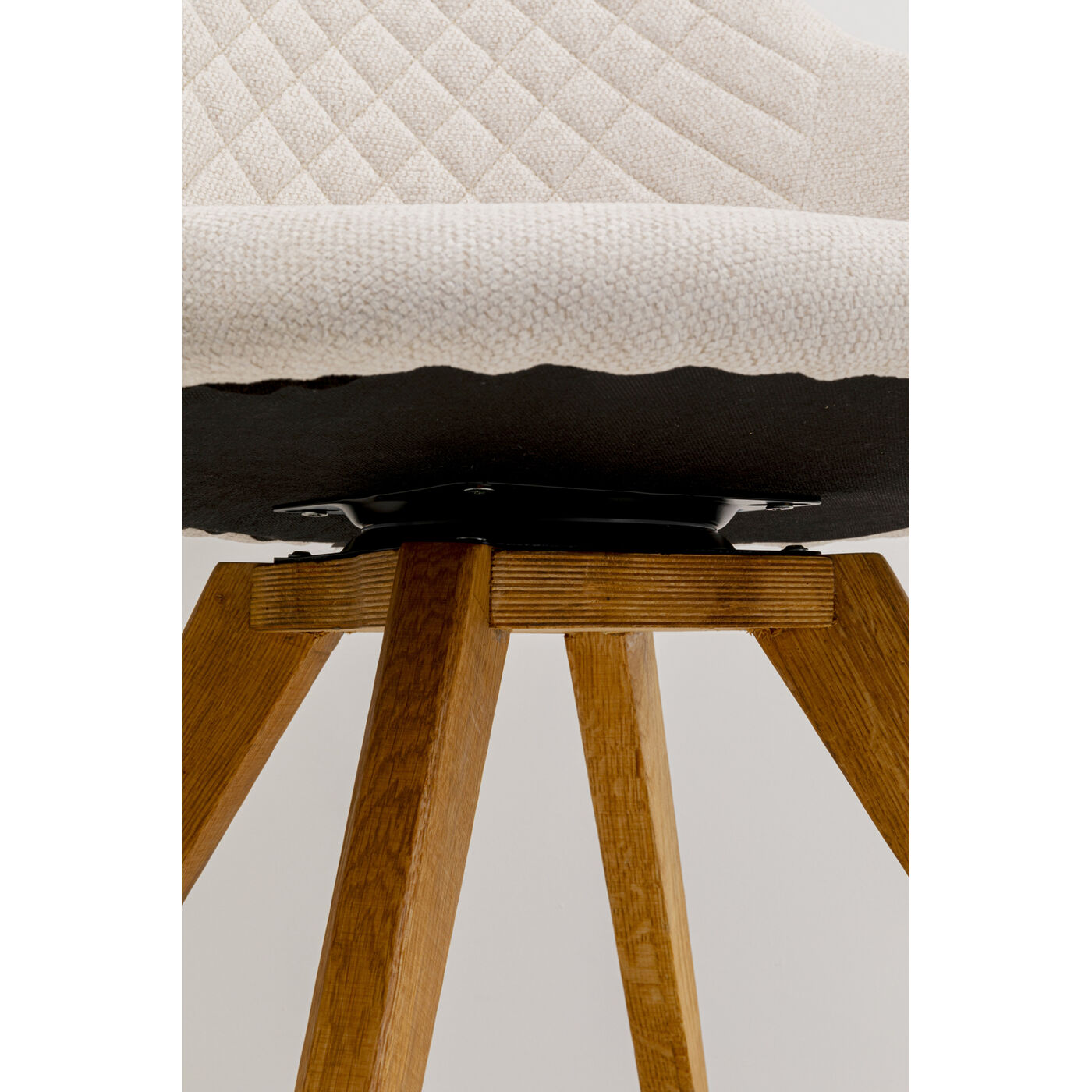 Стул вращающийся Coco Wood Cream от KARE Design