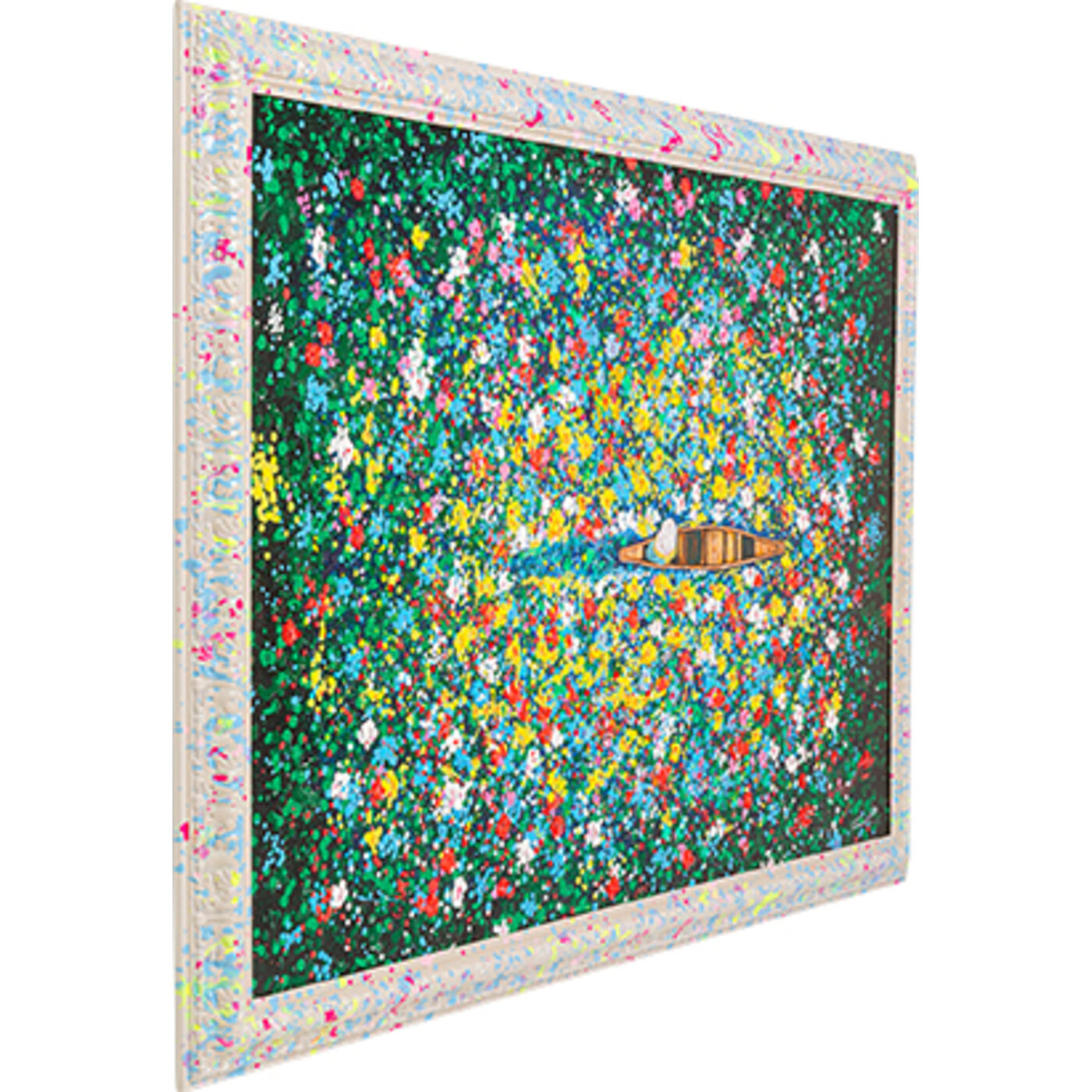 Картина в раме Floating Flower Market 150x100cm от KARE Design