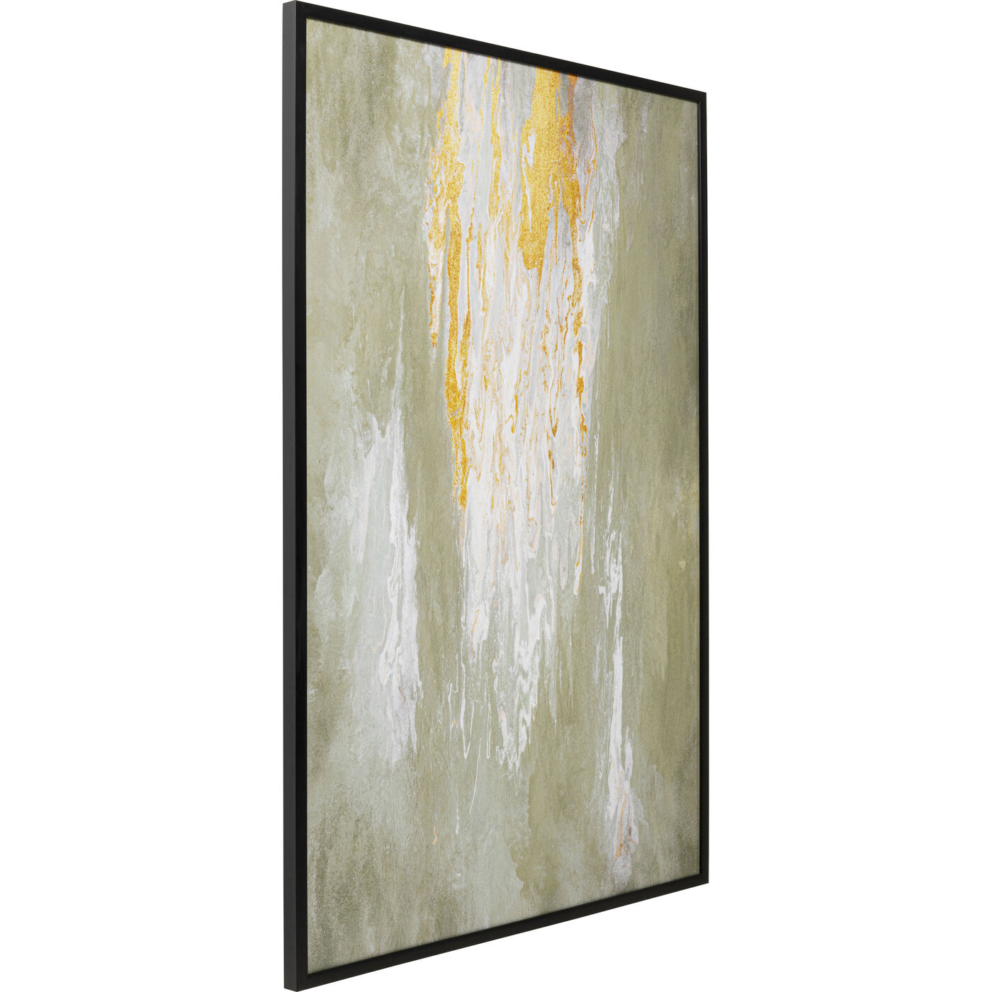 Картина в раме Artistas Green «Абстракция» 80x120 см, Зелёный от KARE Design