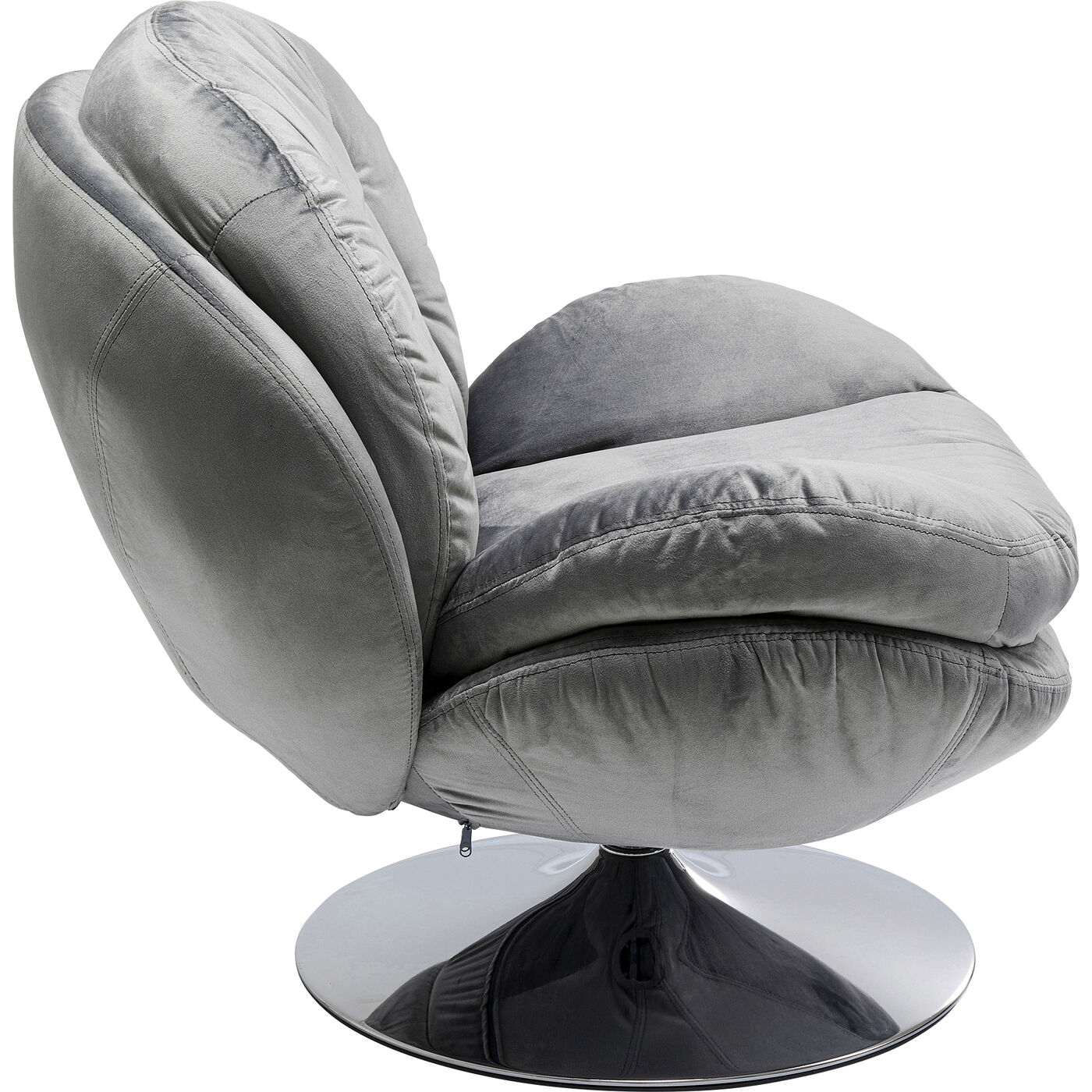 Кресло вращающееся с подлокотниками Cosy Grey от KARE Design