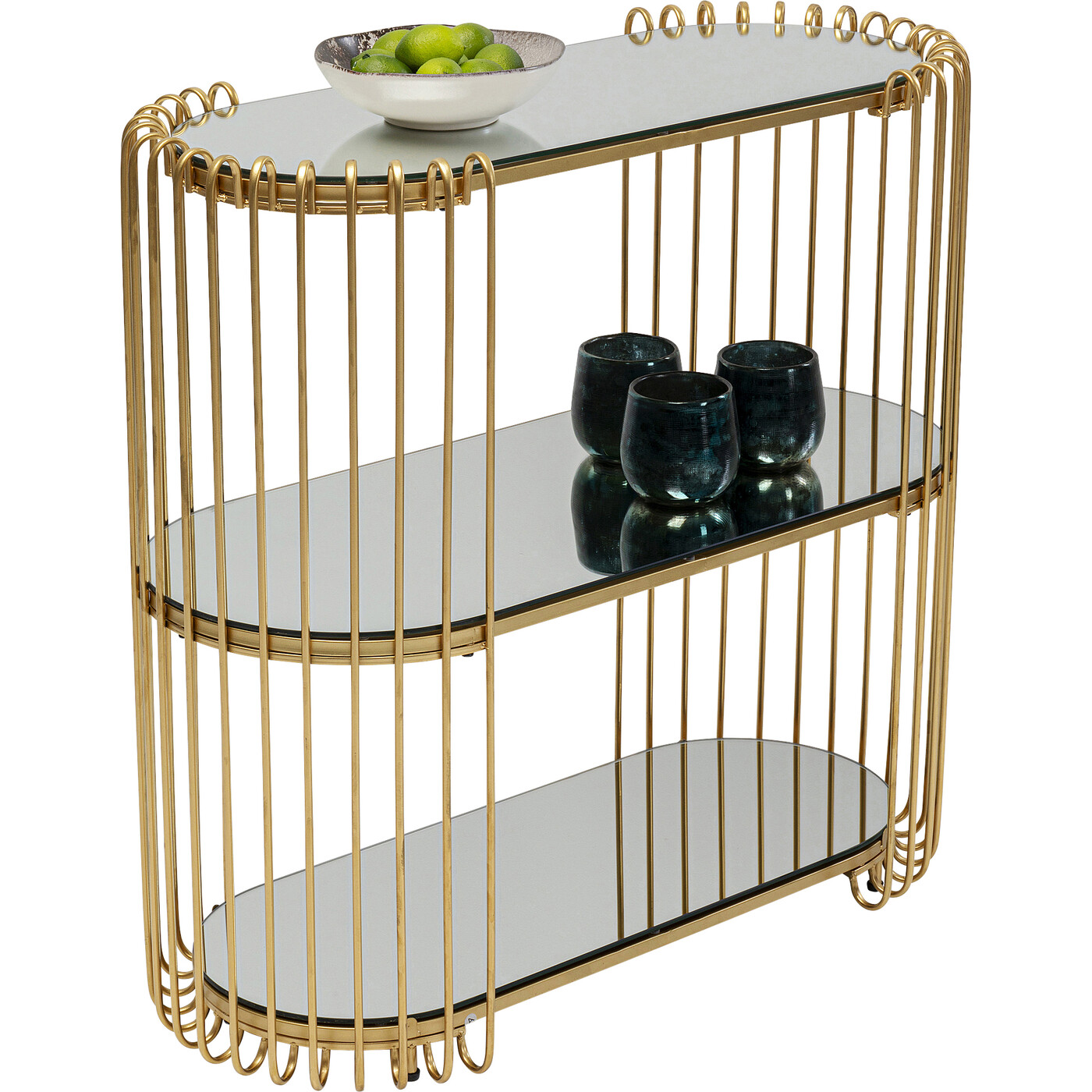Консоль Wire Brass 81x78 см от KARE Design
