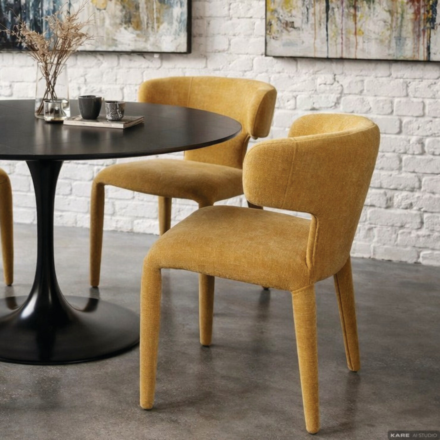 Стул Tobi Yellow от KARE Design