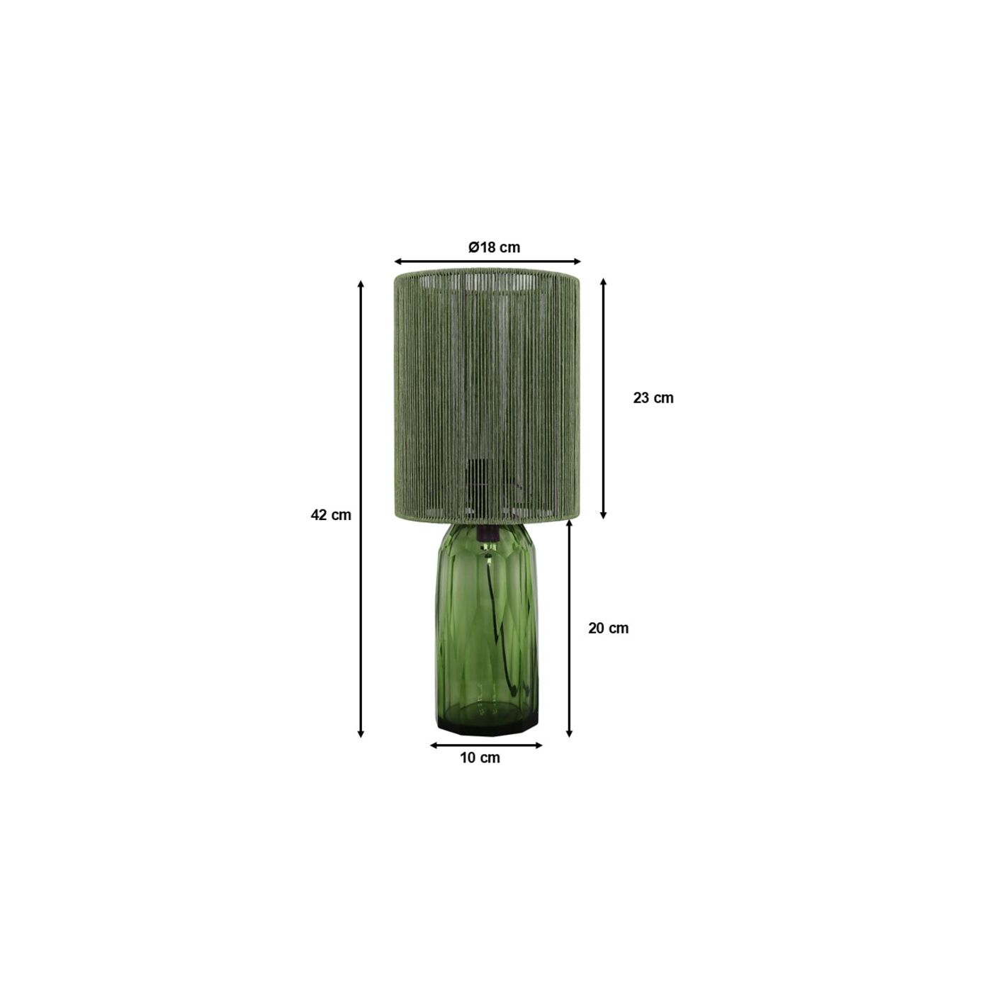 Светильник настольный Veccio Green 42cm от KARE Design
