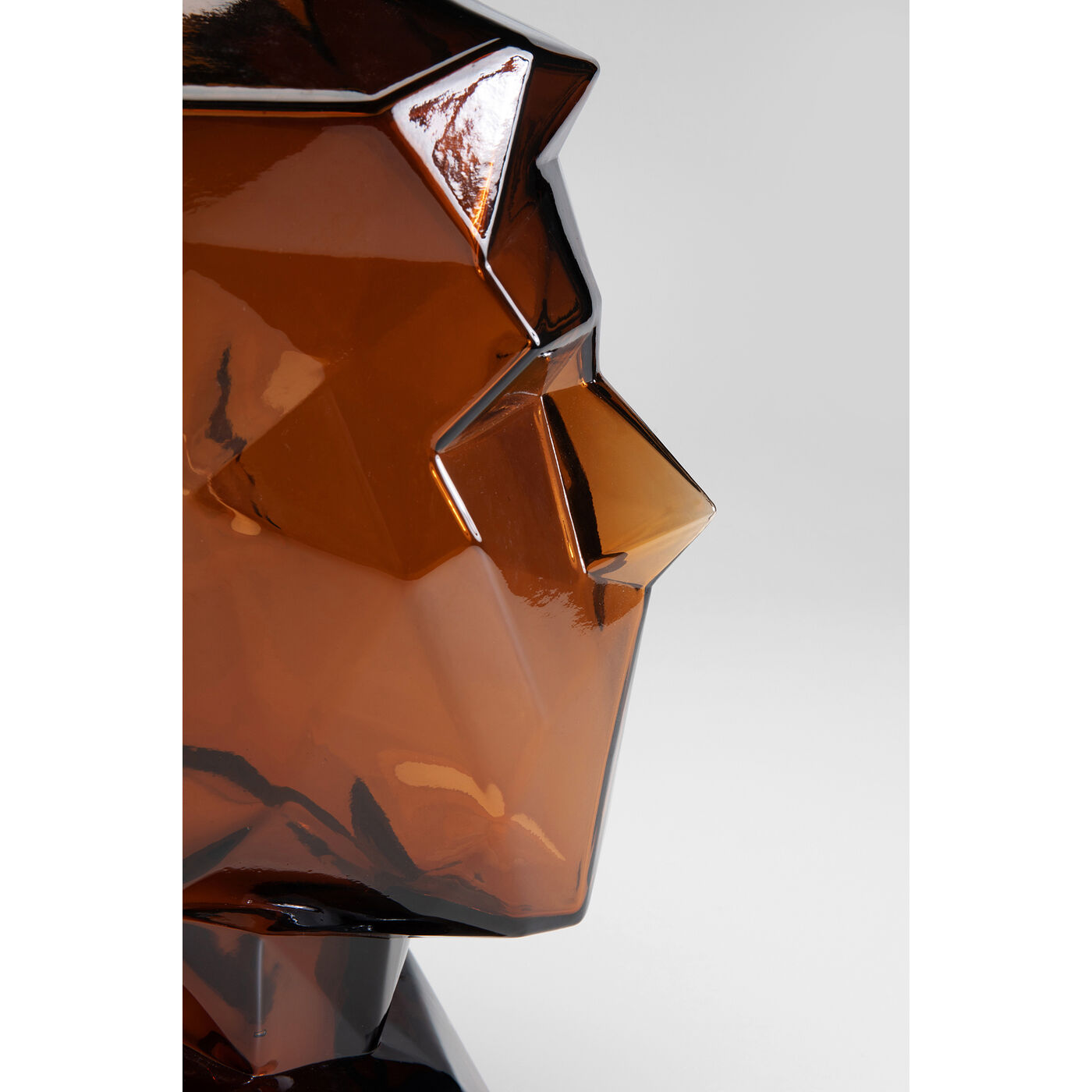 Ваза Prisma Face «Призматическое лицо» 30 см, Коричневый от KARE Design