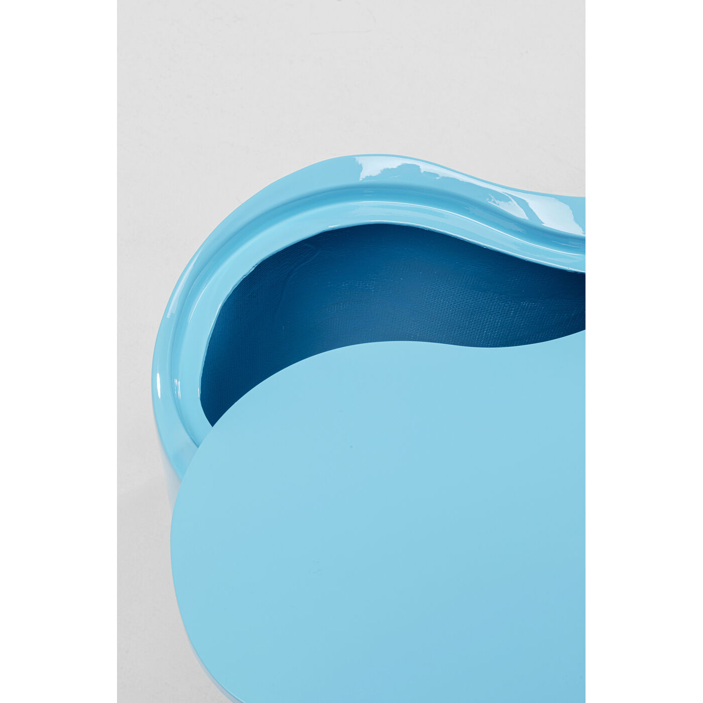 Стол приставной KARE x Karim Rashid Lotus Light Blue 30 см от KARE Design