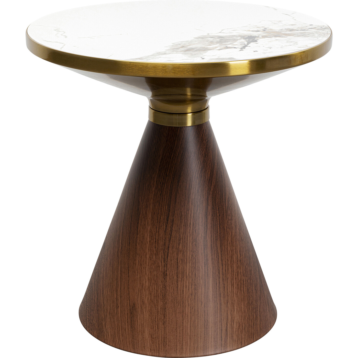 Стол кофейный Cono Marble Ø50 см от KARE Design