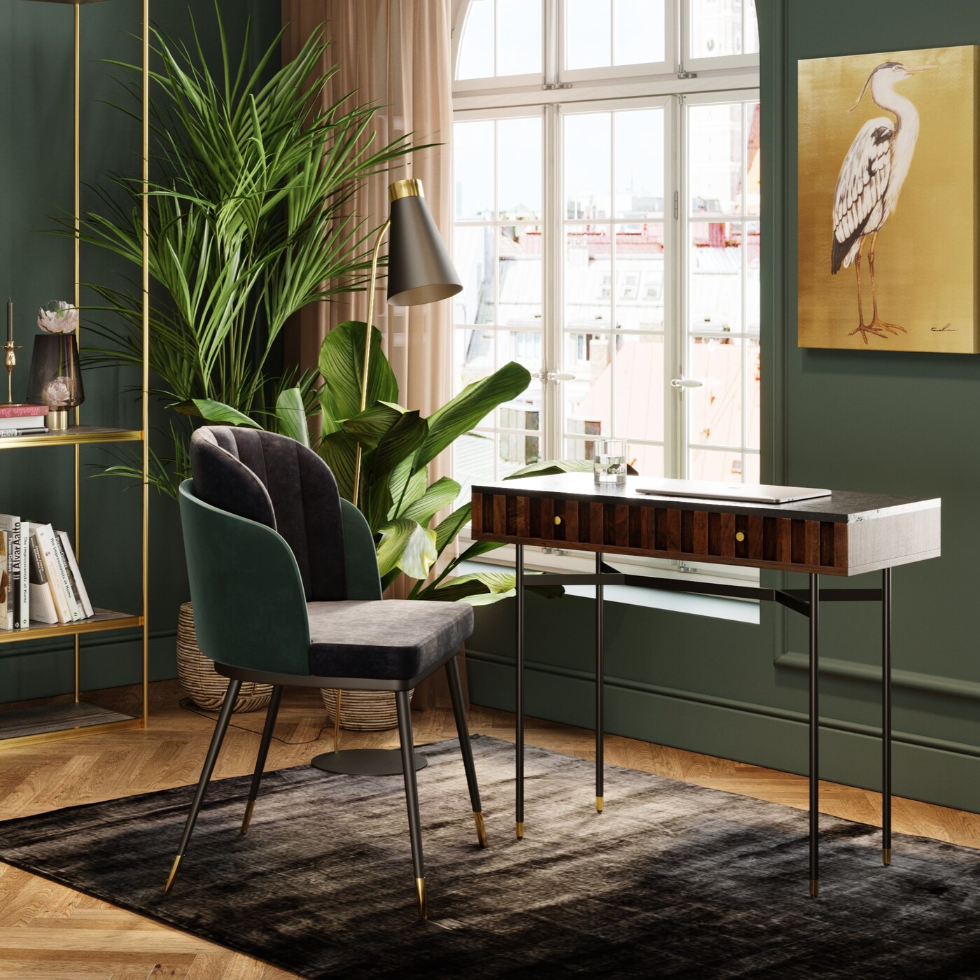 Стул Hojas Grey от KARE Design