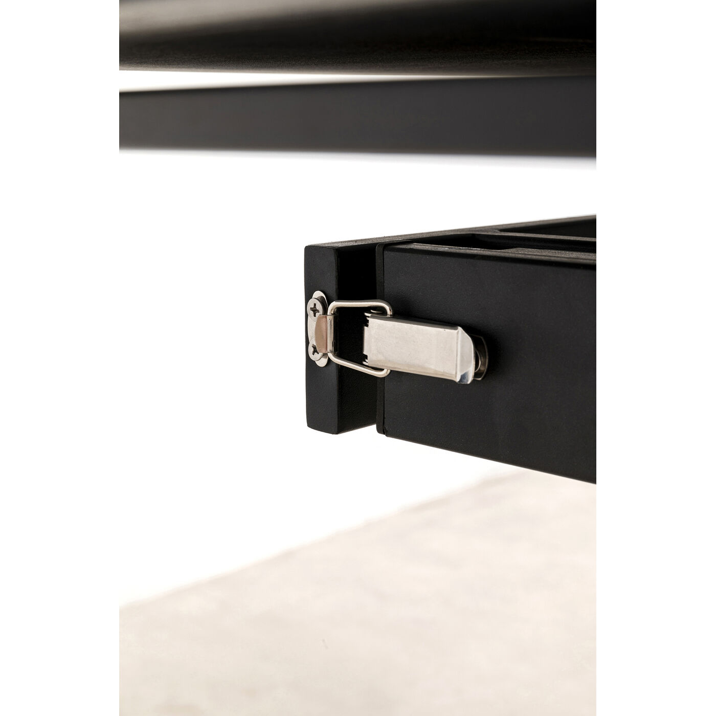 Стол раздвижной Twist Black 120(30+30)x90 см от KARE Design