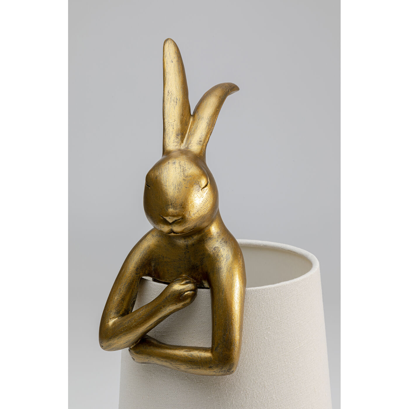 Светильник настольный Animal Rabbit Gold/White 50 см от KARE Design