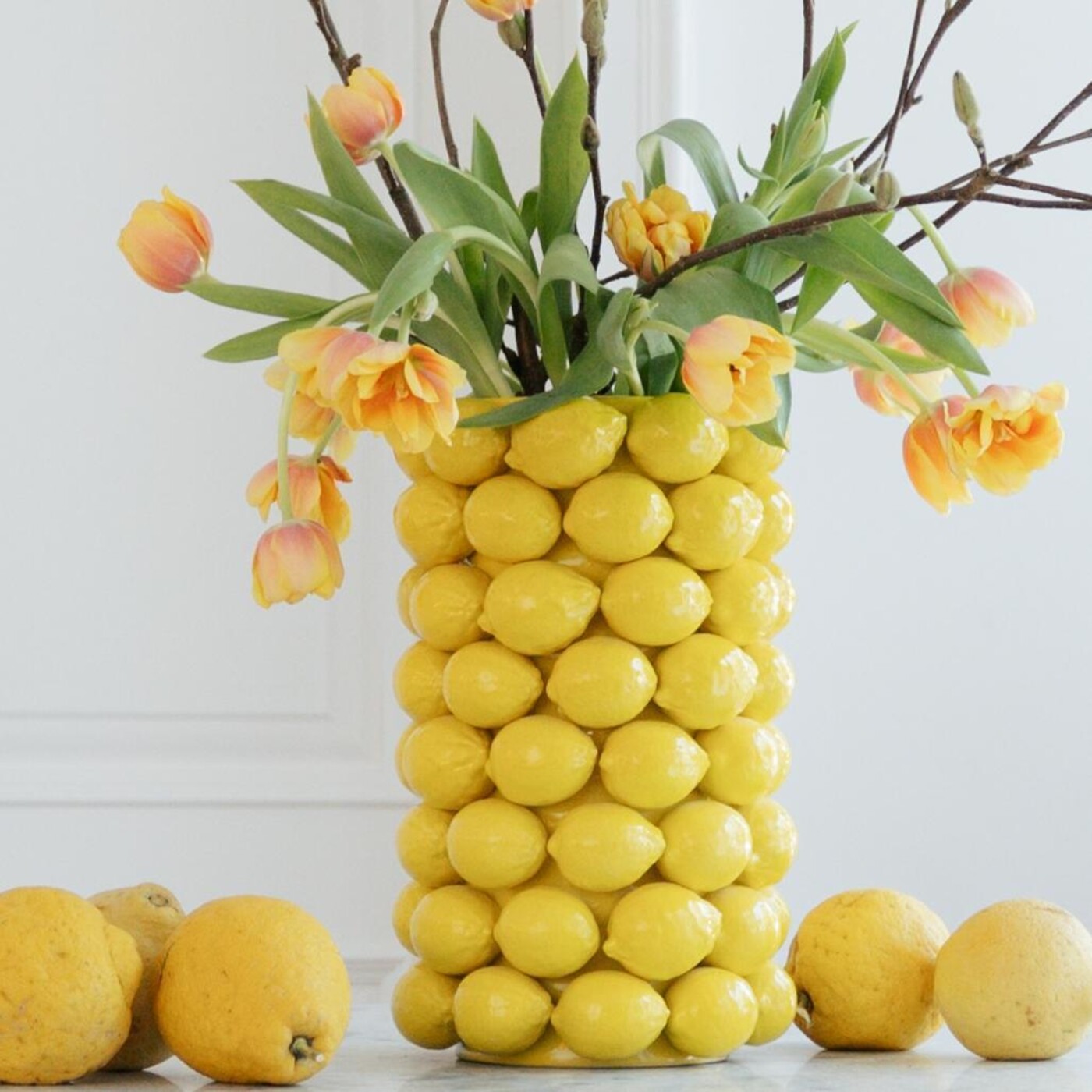 Ваза Lemon Juice «Лимонный сок» 43 см от KARE Design