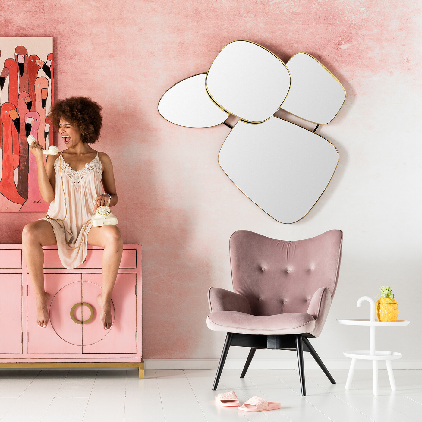 Зеркало Shapes 130x105 см от KARE Design