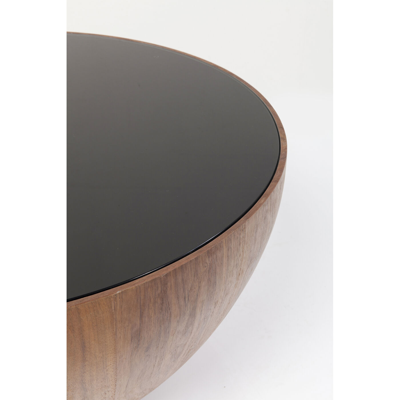 Стол кофейный Tear Drops Walnut Ø80 см от KARE Design