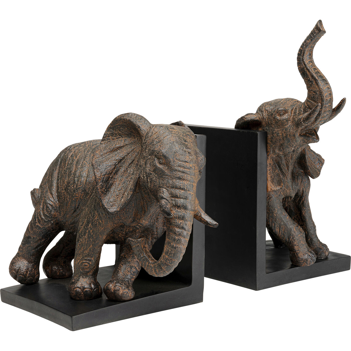 Держатель для книг Elephants «Два слона» 25 см (2 шт) от KARE Design
