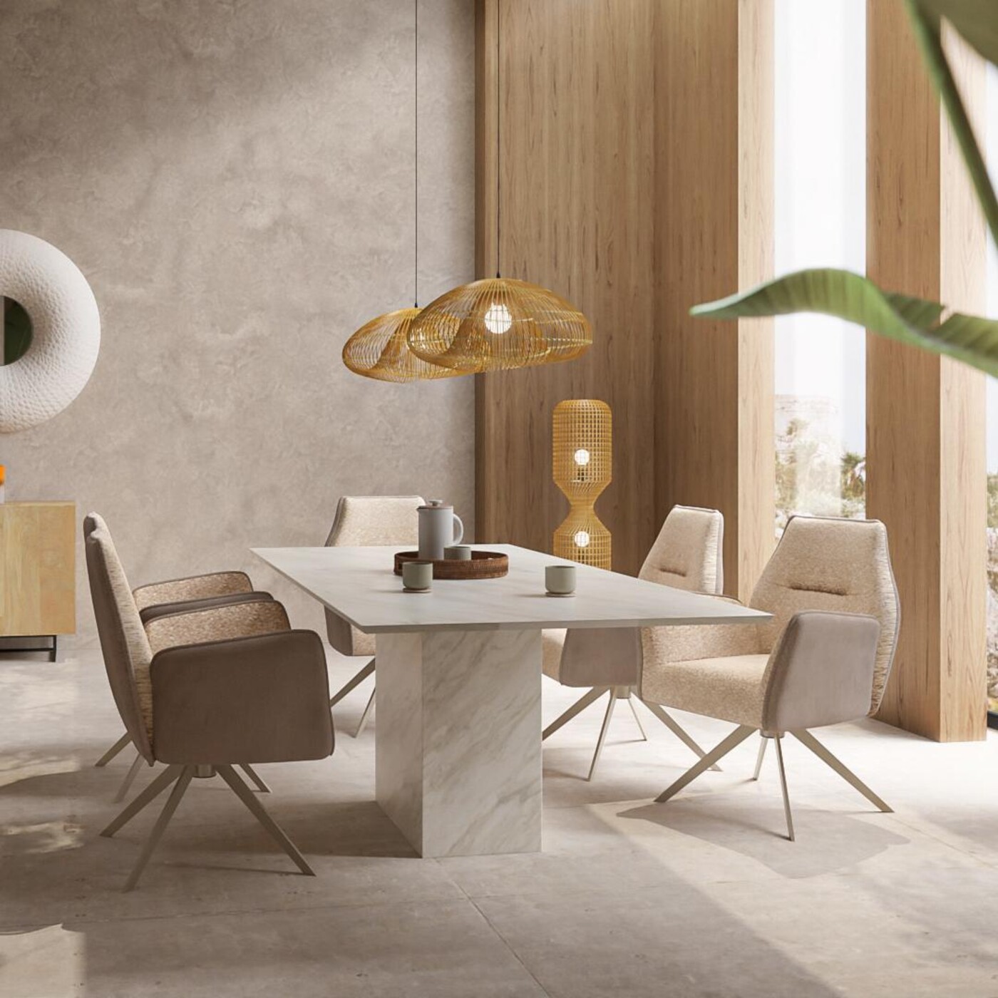 Стол обеденный Artistico Marble 200x100 см от KARE Design
