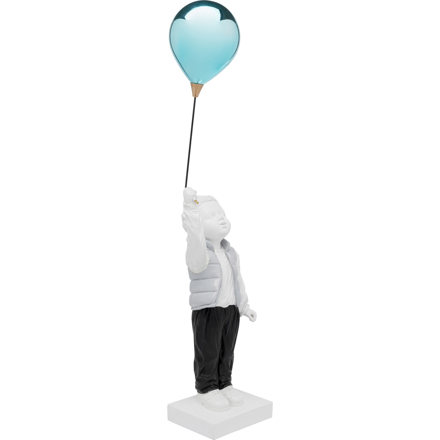 Фигура декоративная Balloon Boy «Мальчик с воздушными шарами» 96 см от KARE Design