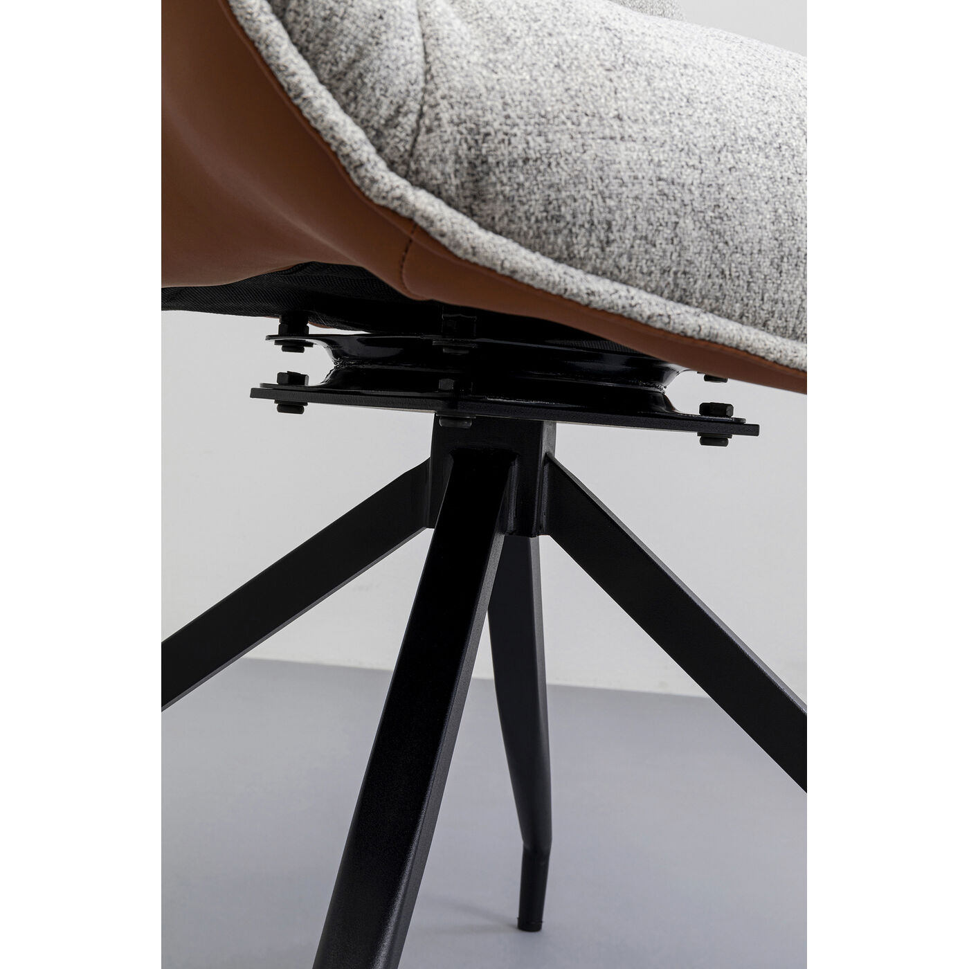 Кресло вращающееся Lori Grey Brown от KARE Design