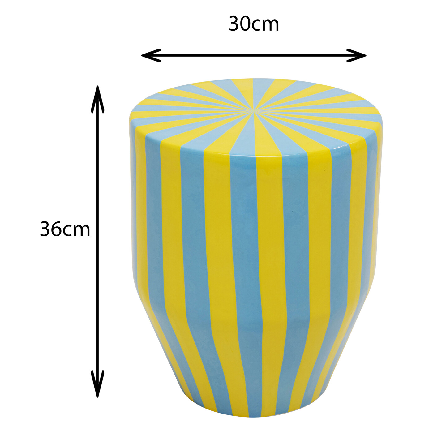 Стол приставной Candy Blue Ø30cm от KARE Design
