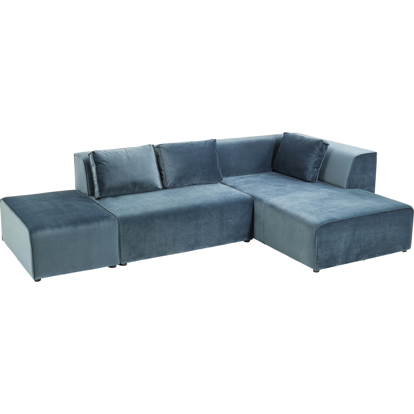 Диван угловой правосторонний Infinity Velvet Ocean Right от KARE Design
