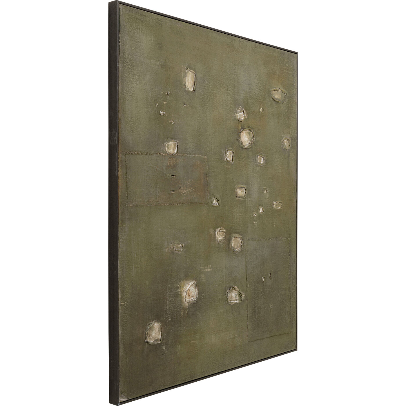 Картина на холсте Moody Green «Абстракция» 150x120 см, Зелёный от KARE Design